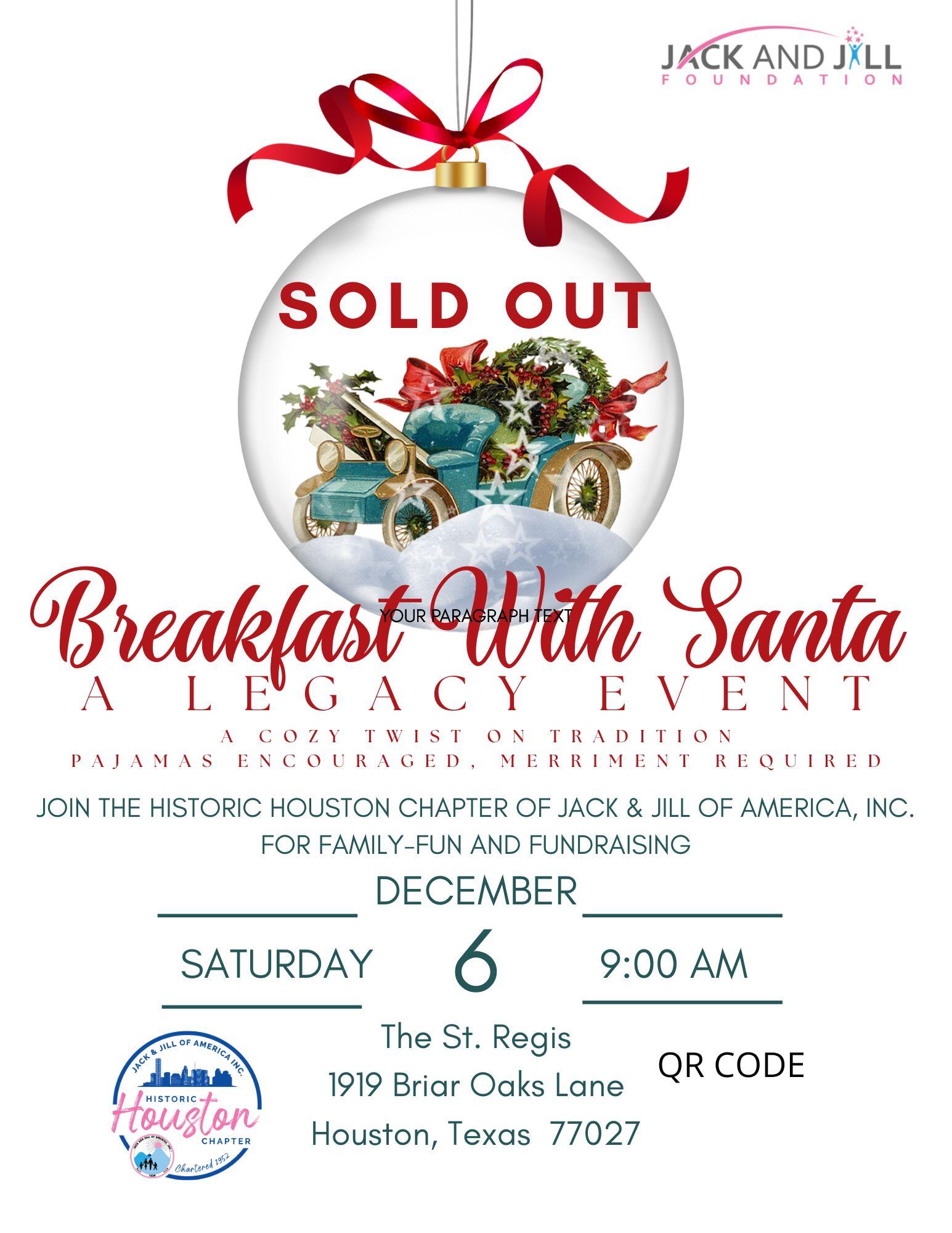 Campaign cover image for Jack & Jill of America, Inc. Houston Chapter - Breakfast with Santa: Hot Chocolate Express 🚂