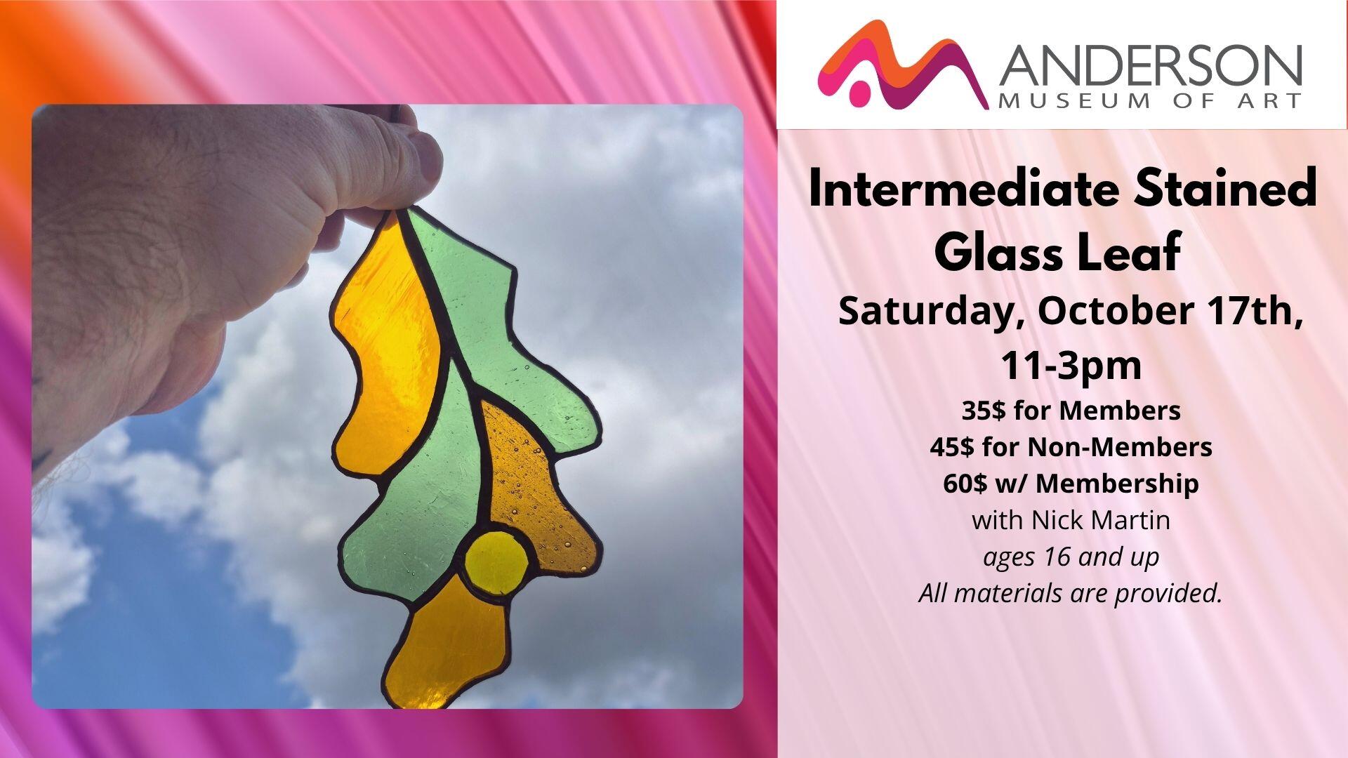 Campaign cover image for Intermediate Stained Glass Leaf