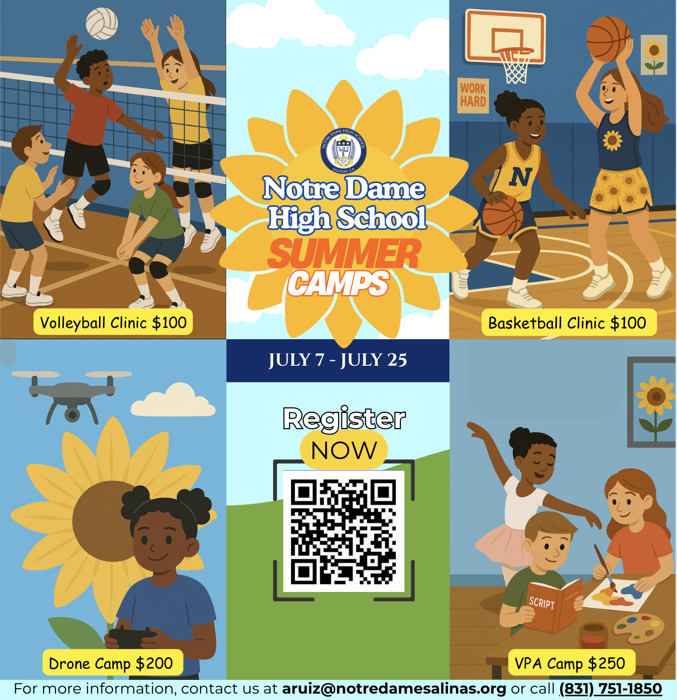Campaign cover image for NDHS Summer Camps