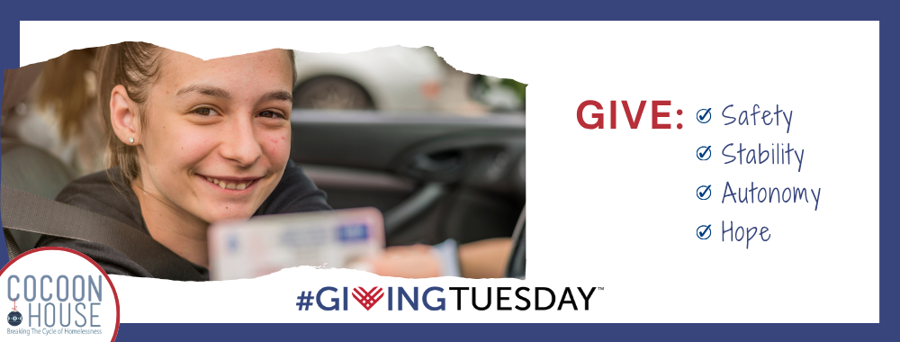 Campaign cover image for Cocoon House Giving Tuesday