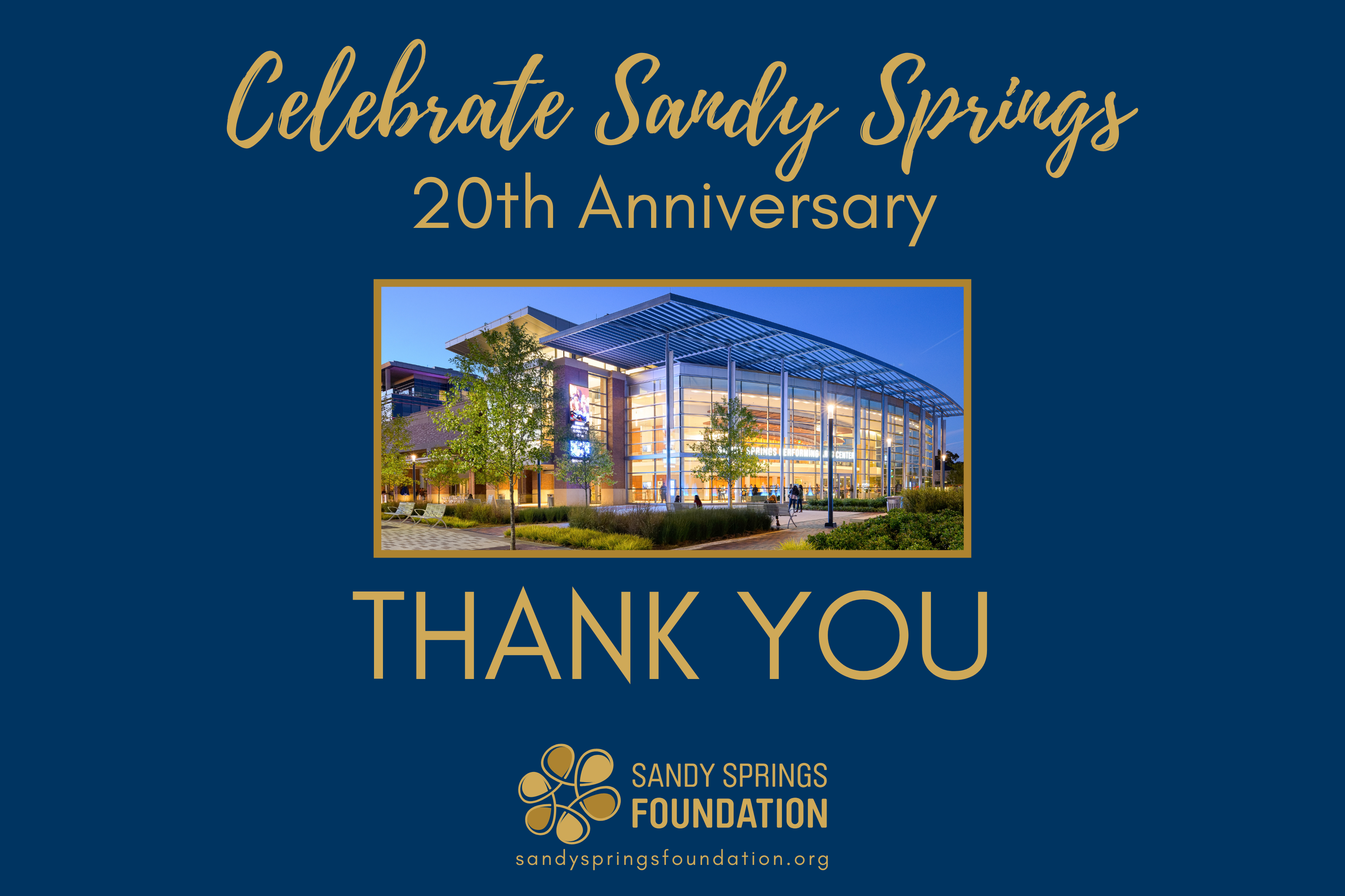 Campaign cover image for Celebrate Sandy Springs - 20th Anniversary
