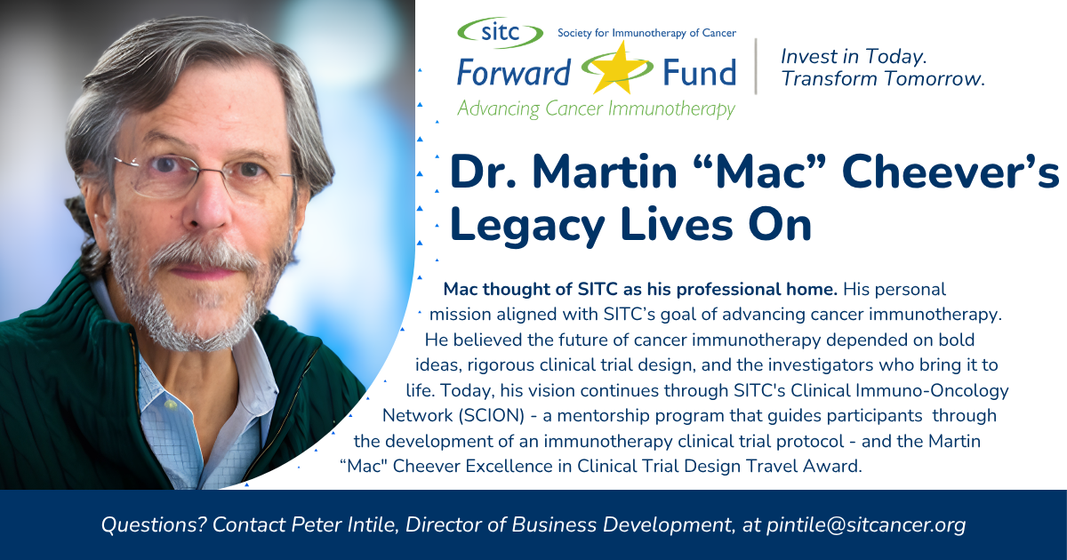 Campaign cover image for Dr. Martin "Mac" Cheever's Legacy Lives On