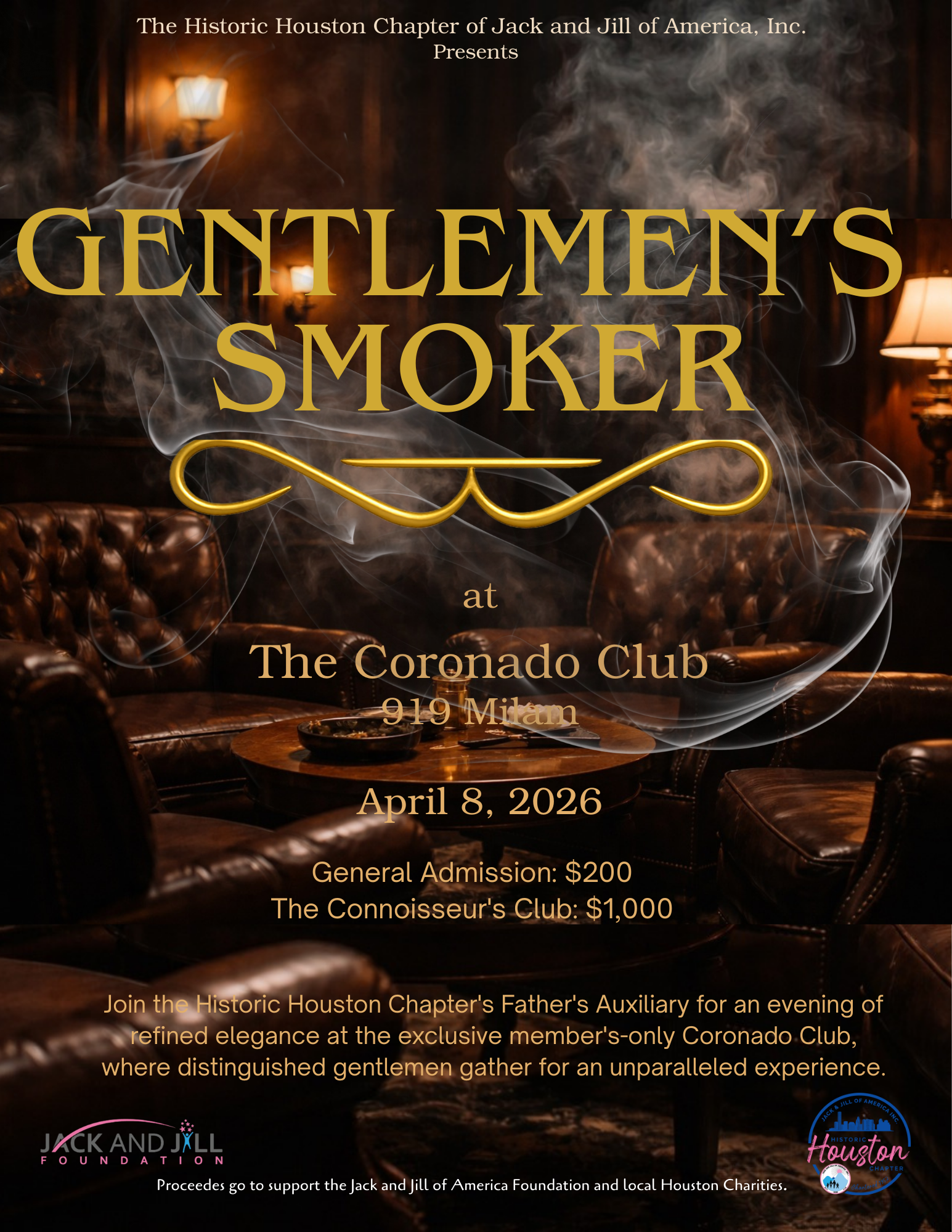 Campaign cover image for 2026 Houston Chapter Gentlemen’s Smoker