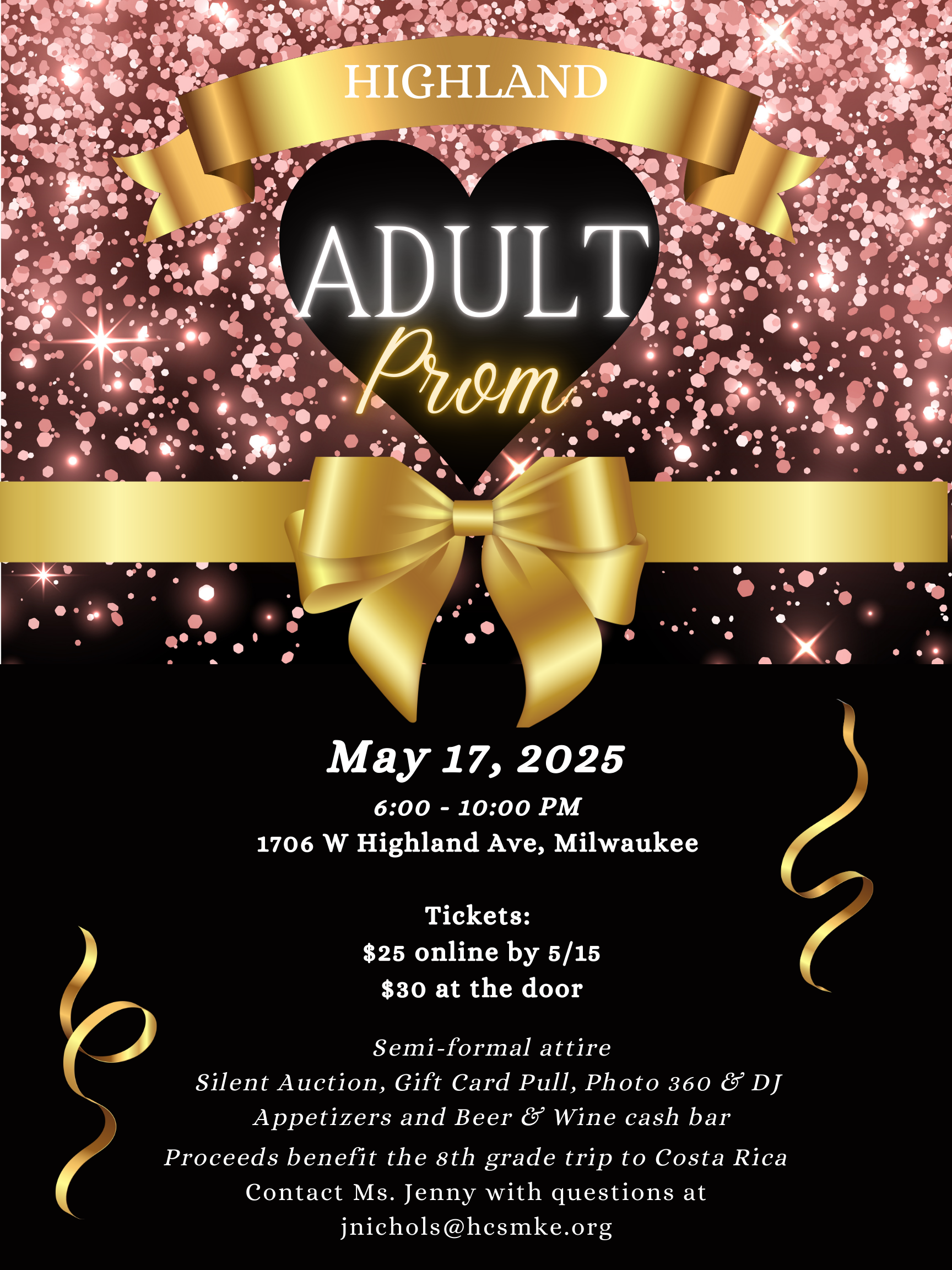 Campaign cover image for Highland Adult Prom 2025