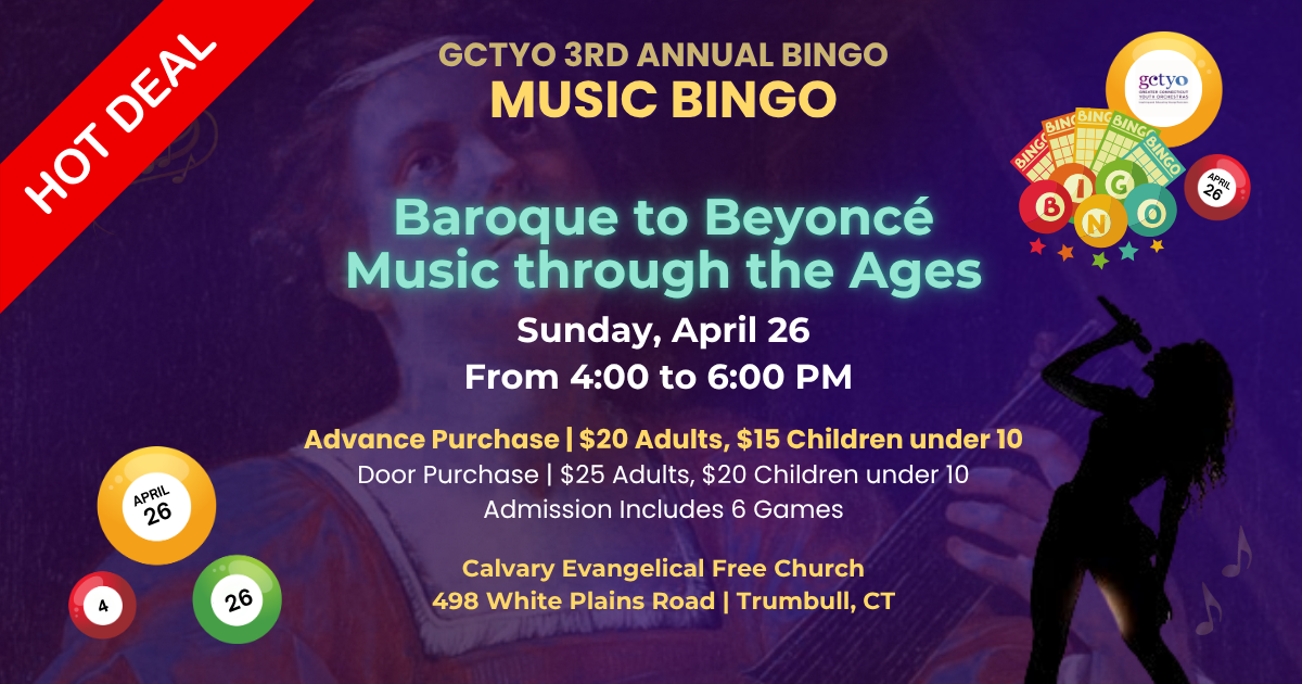 Campaign cover image for GCTYO Music Bingo Night 2026
