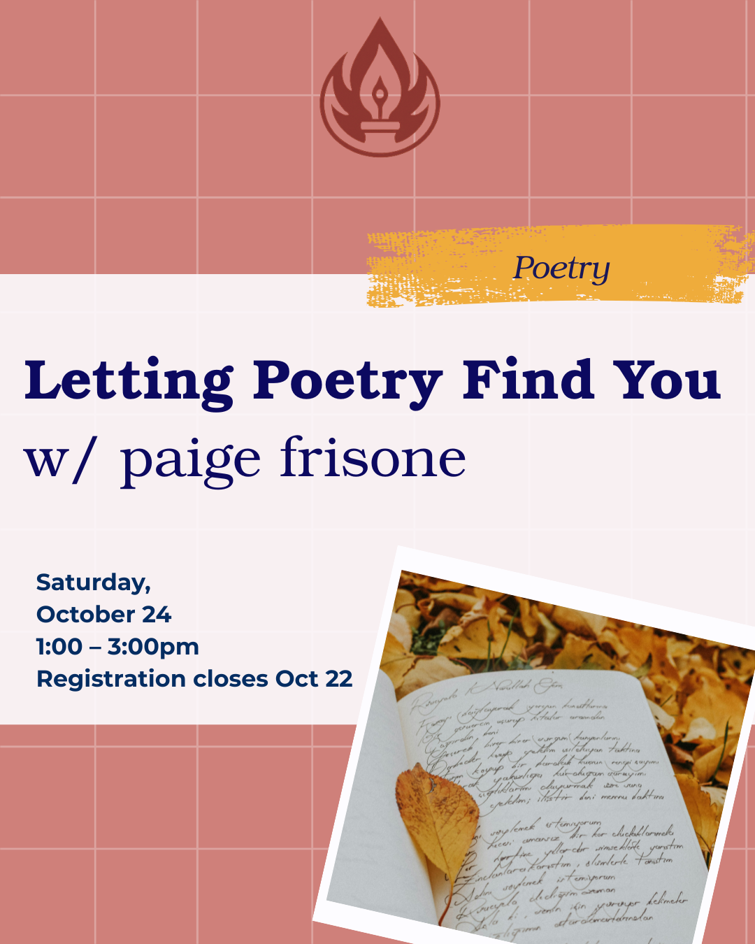 Campaign cover image for Letting Poetry Find You