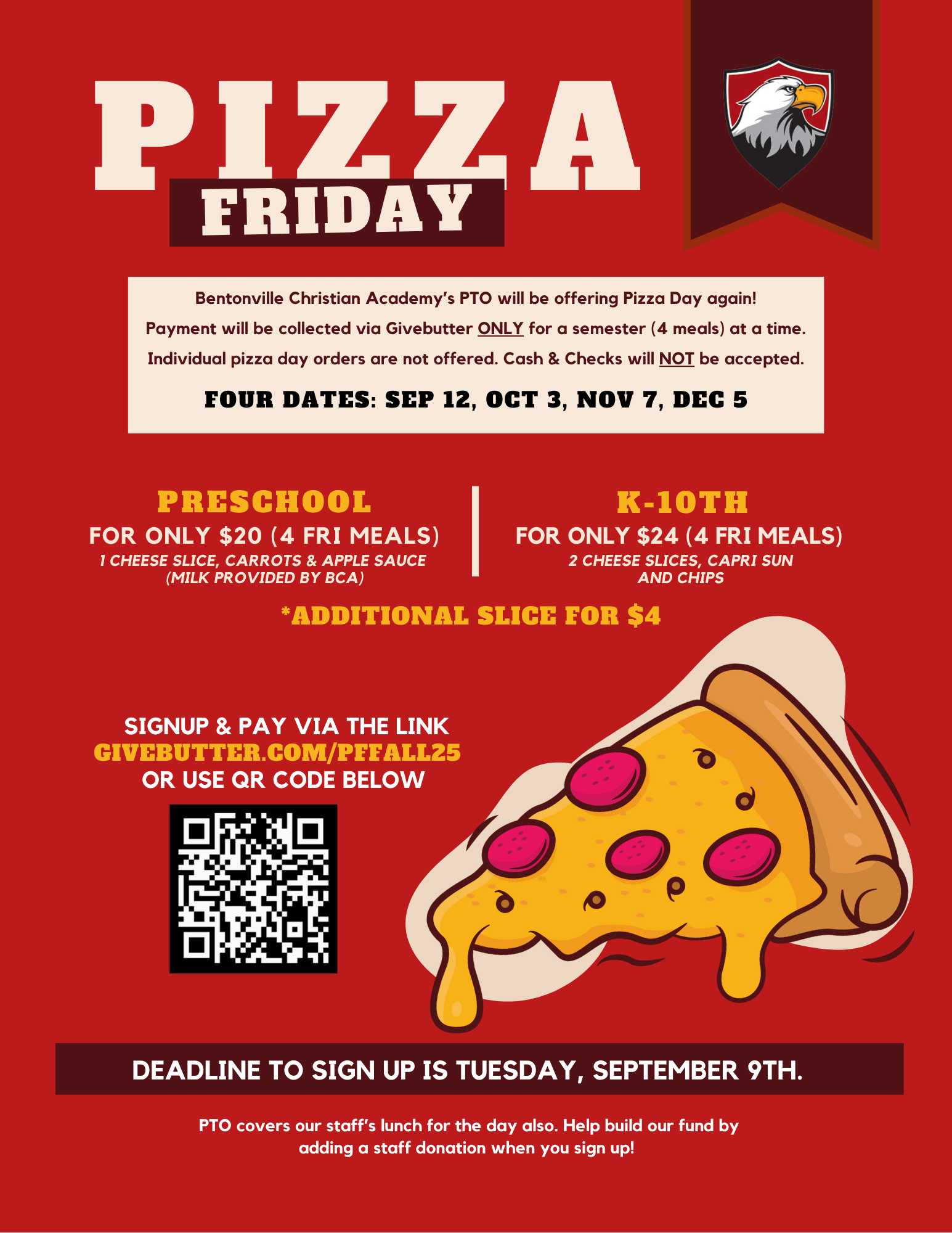 Campaign cover image for Pizza Friday - Fall 2025