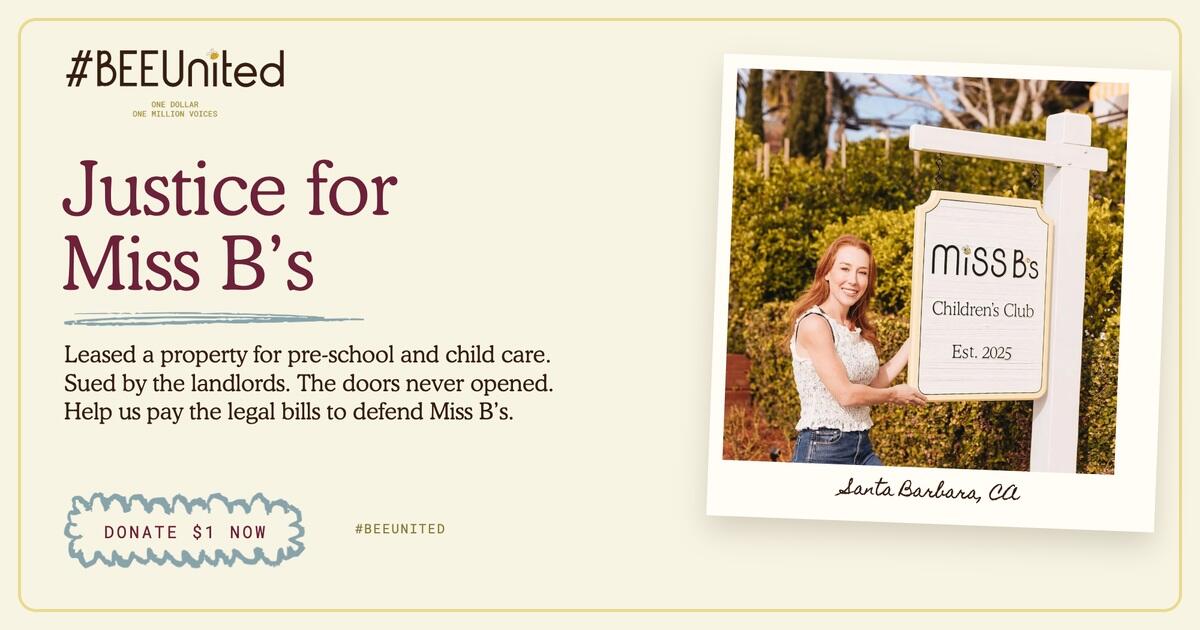 Campaign cover image for Justice for Miss B’s