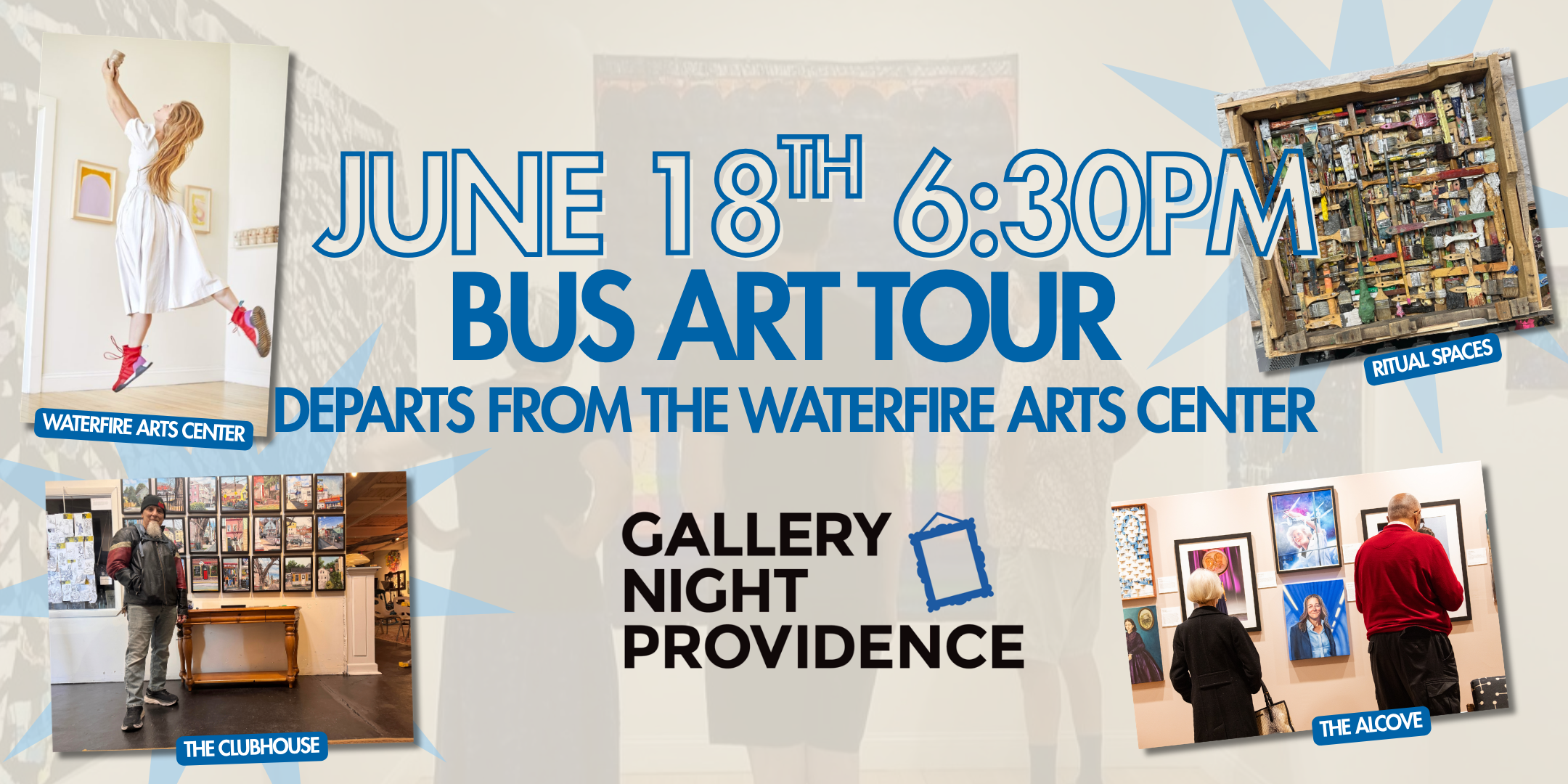 Campaign cover image for Gallery Night 2026 - June 18 6:30pm Bus Tour