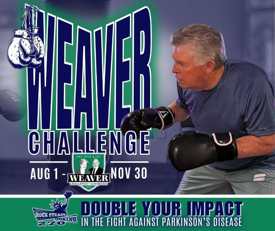 Campaign cover image for 2026 Weaver Challenge  for Charities - Rock Steady Boxing 270