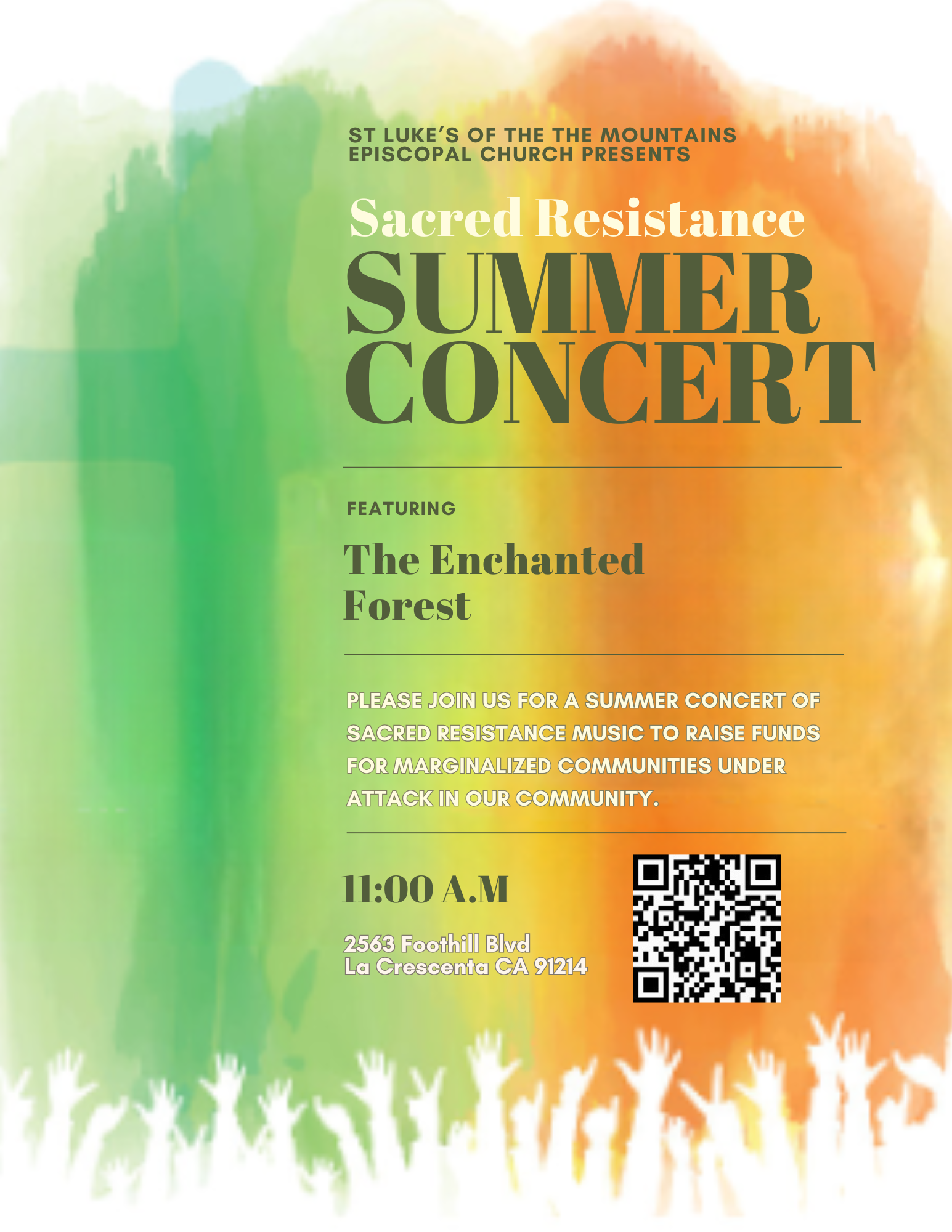 Campaign cover image for Sacred Resistance Summer Concert at St Luke’s of the Mountains