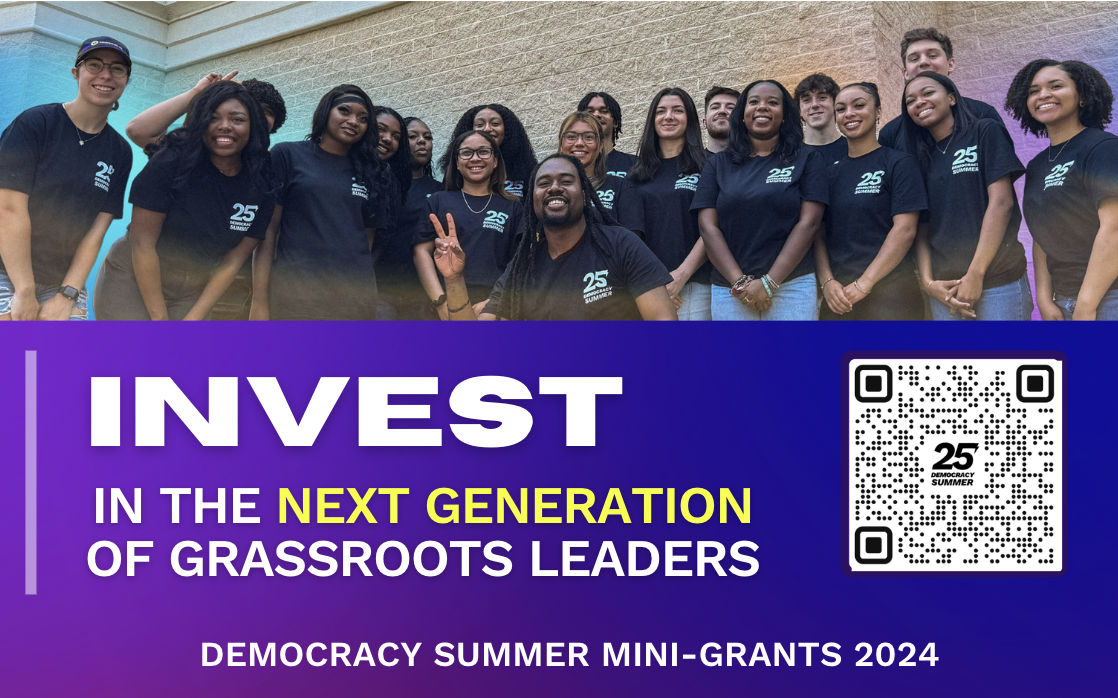 Campaign cover image for 2024 Democracy Summer Mini-Grant Campaign