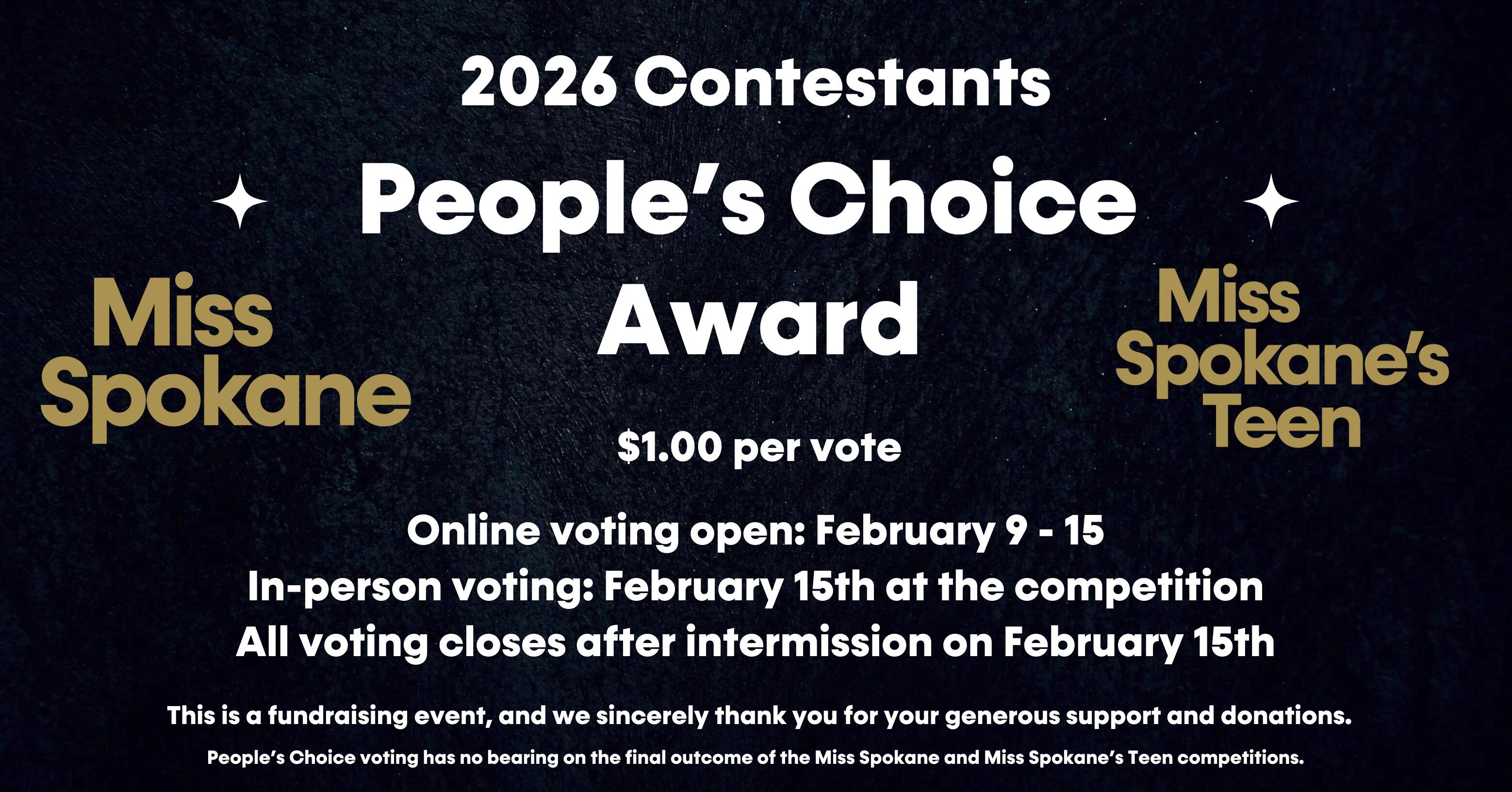 Campaign cover image for 2026 People's Choice Award