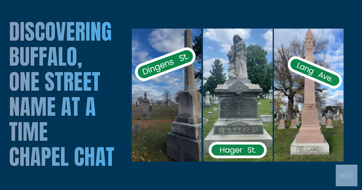 Campaign cover image for Discovering Buffalo, One Street Name at a Time Chapel Chat