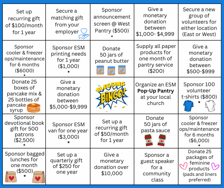 Campaign cover image for Blessing Bingo