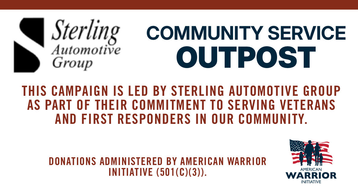 Campaign cover image for STERLING AUTOMOTIVE HELPING HEROES OUTPOST