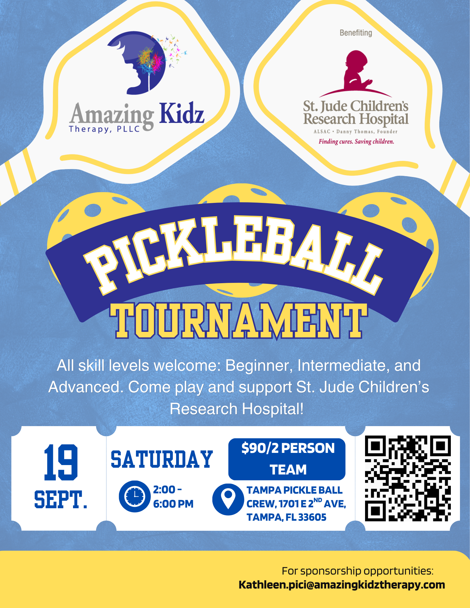 Campaign cover image for AKT Pickleball Tournament