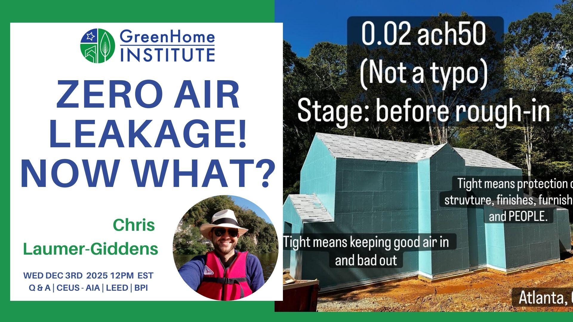 Campaign cover image for Zero Air Leakage! Now What?