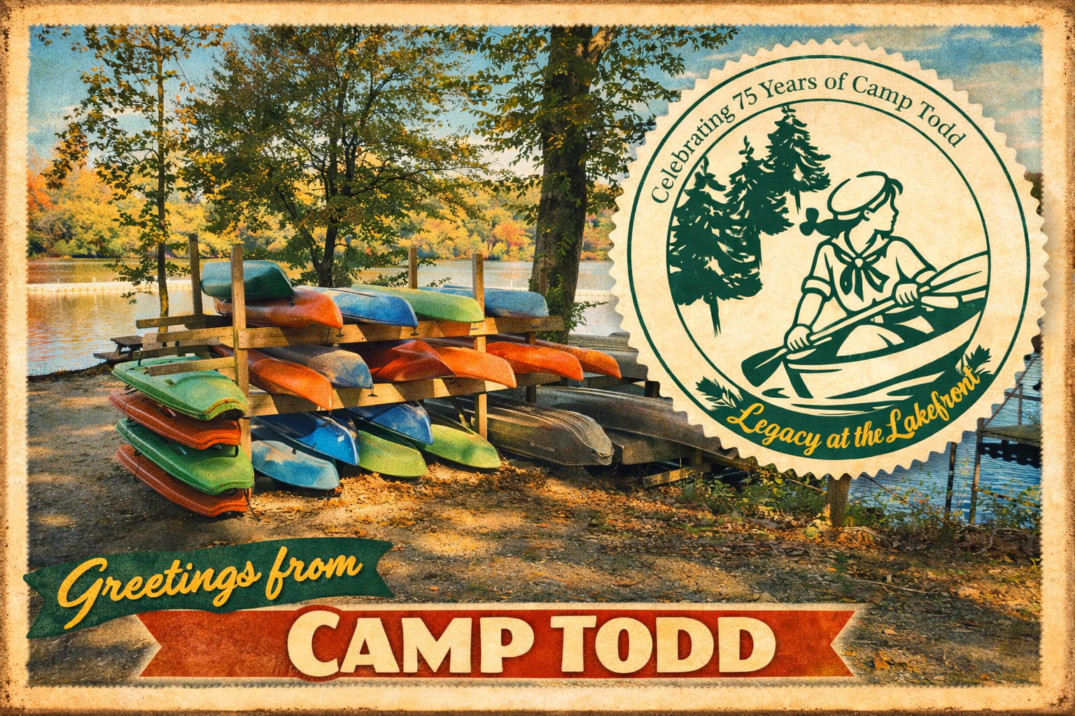 Campaign cover image for Legacy at the Lakefront, Celebrating 75 Years of Camp Todd
