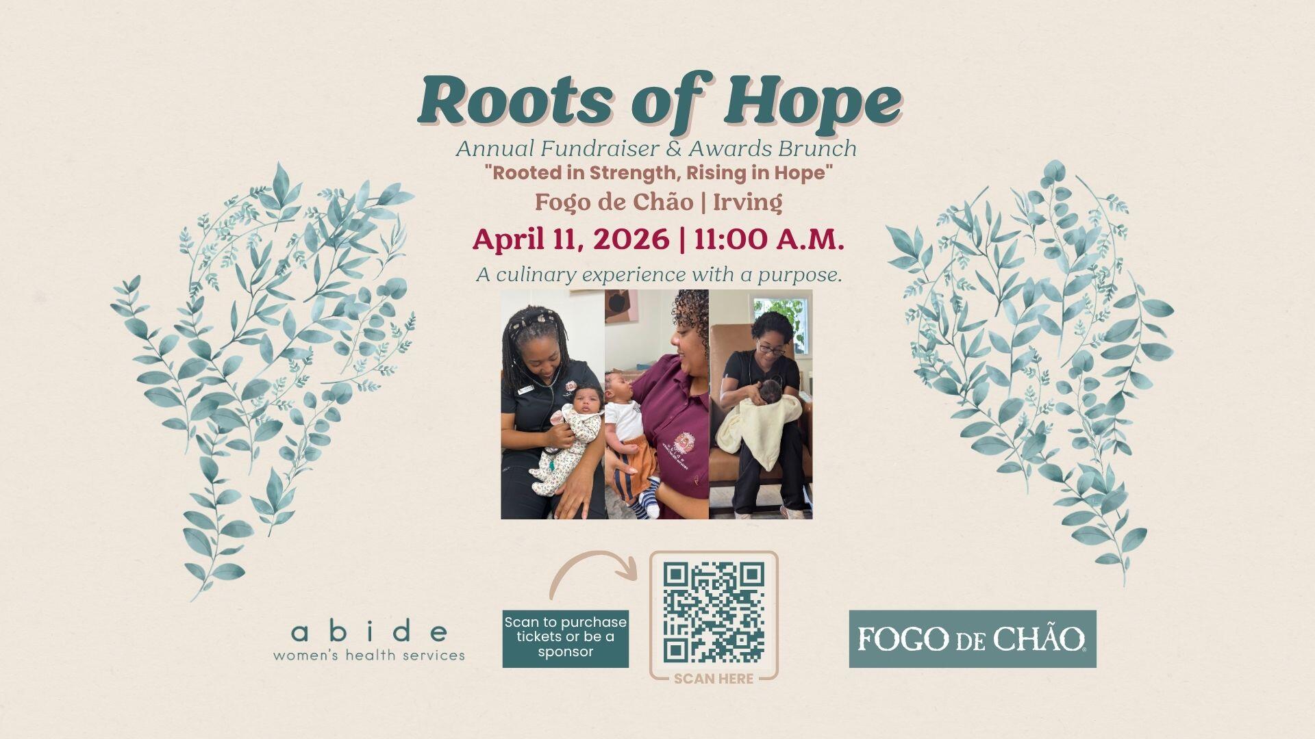 Campaign cover image for 2026 Roots of Hope Fundraiser & Awards Brunch
