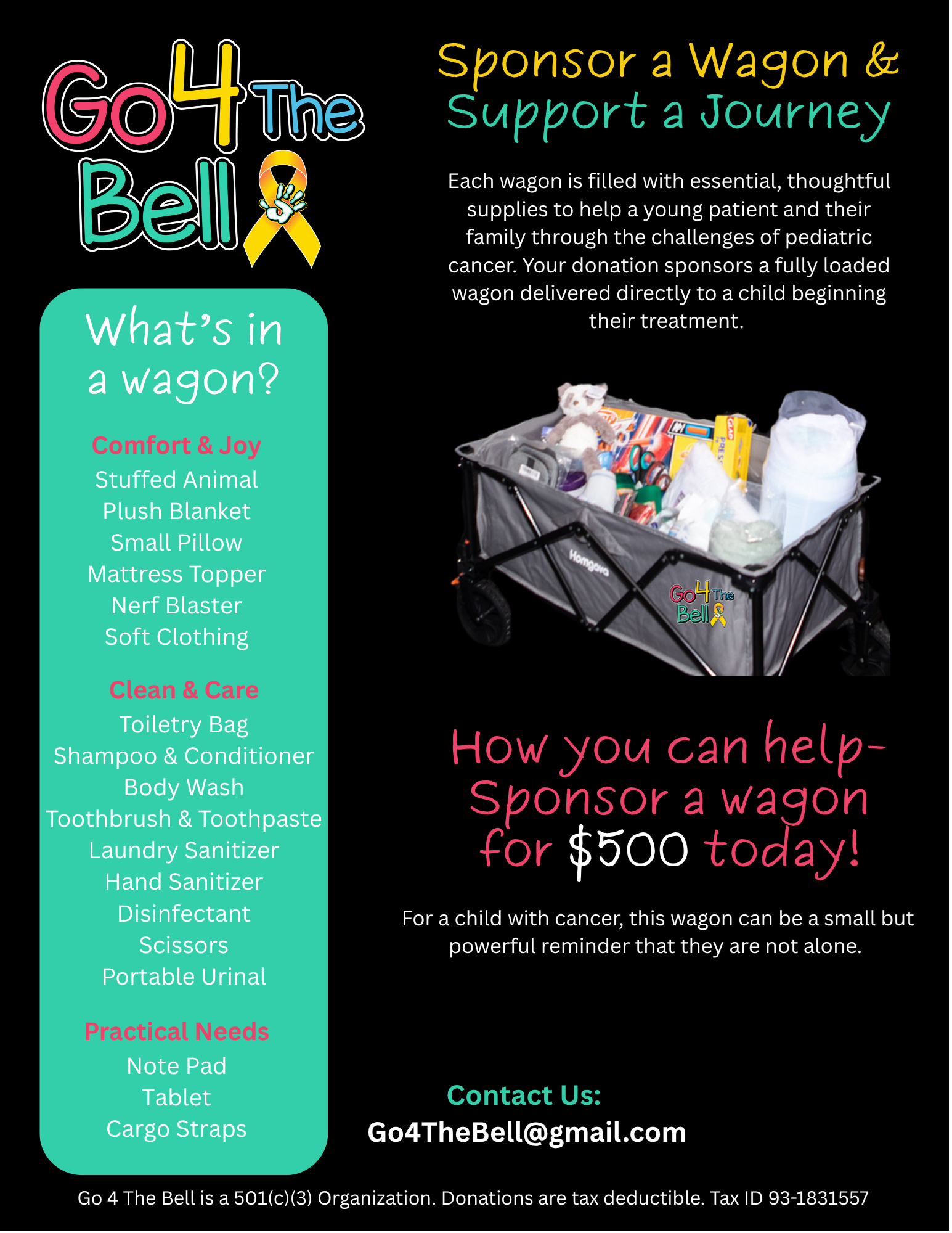 Campaign cover image for Sponsor a Wagon for A Family
