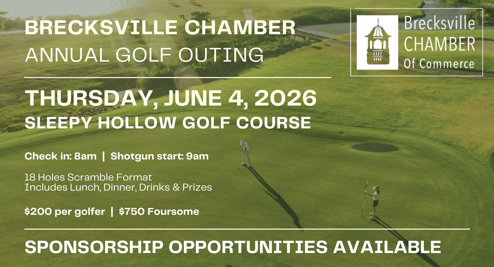 Campaign cover image for 2026 Brecksville Chamber Golf Outing