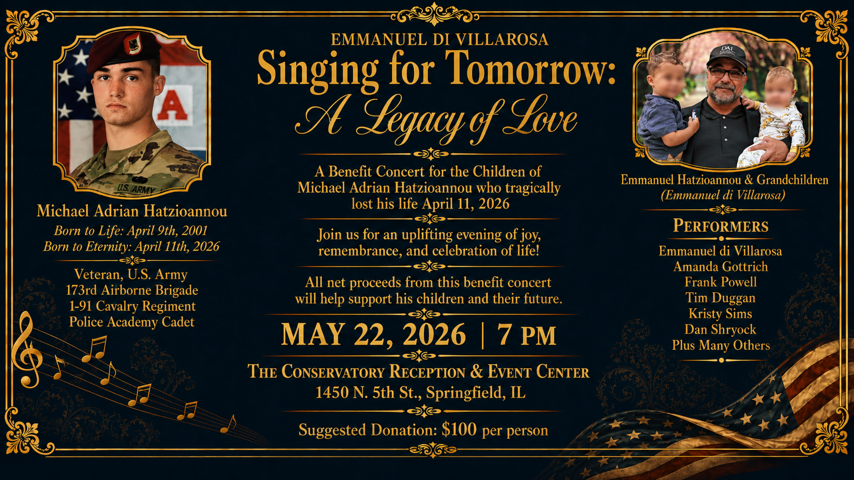 Campaign cover image for Singing for Tomorrow: A Legacy of Love