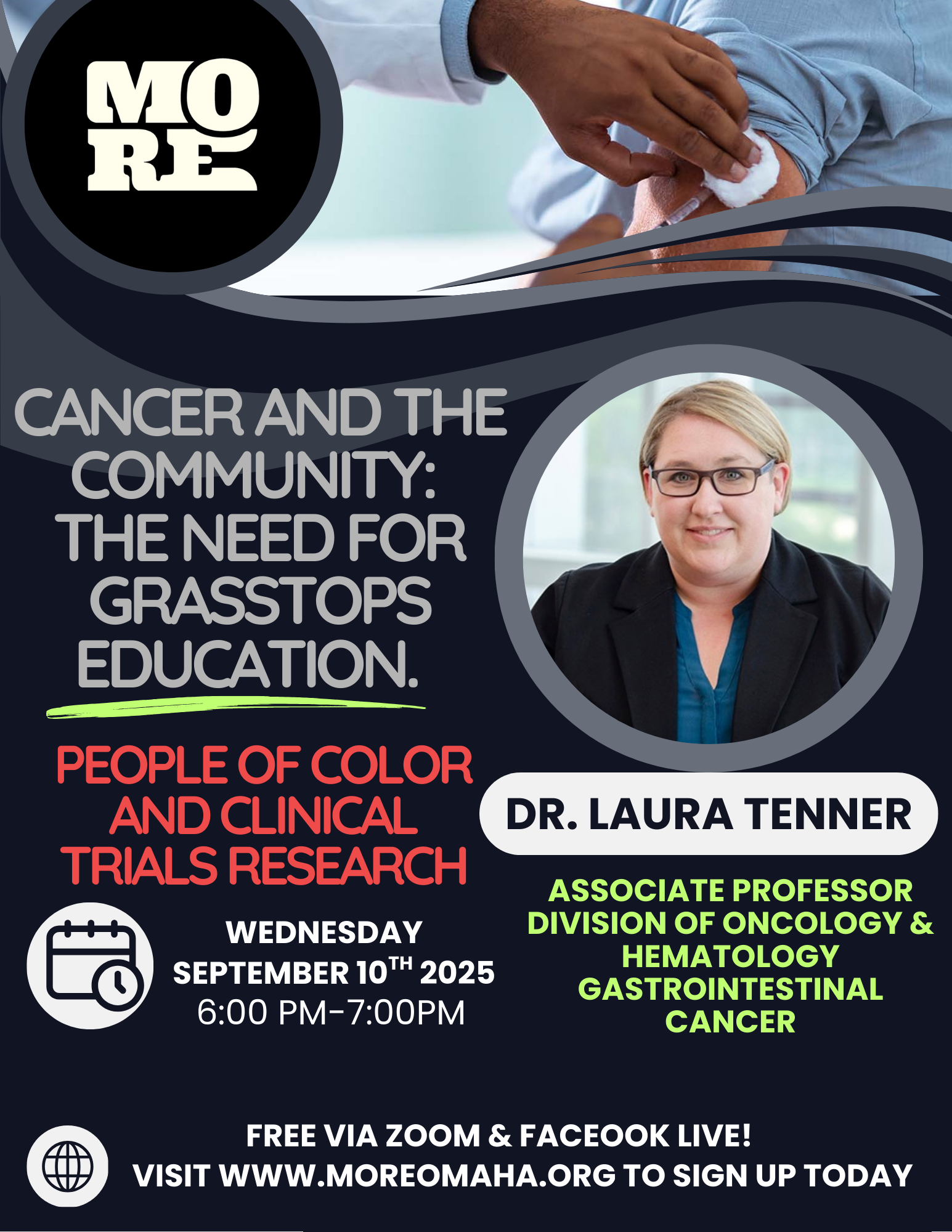 Campaign cover image for Cancer and the Community:  Need for Grasstops Education.