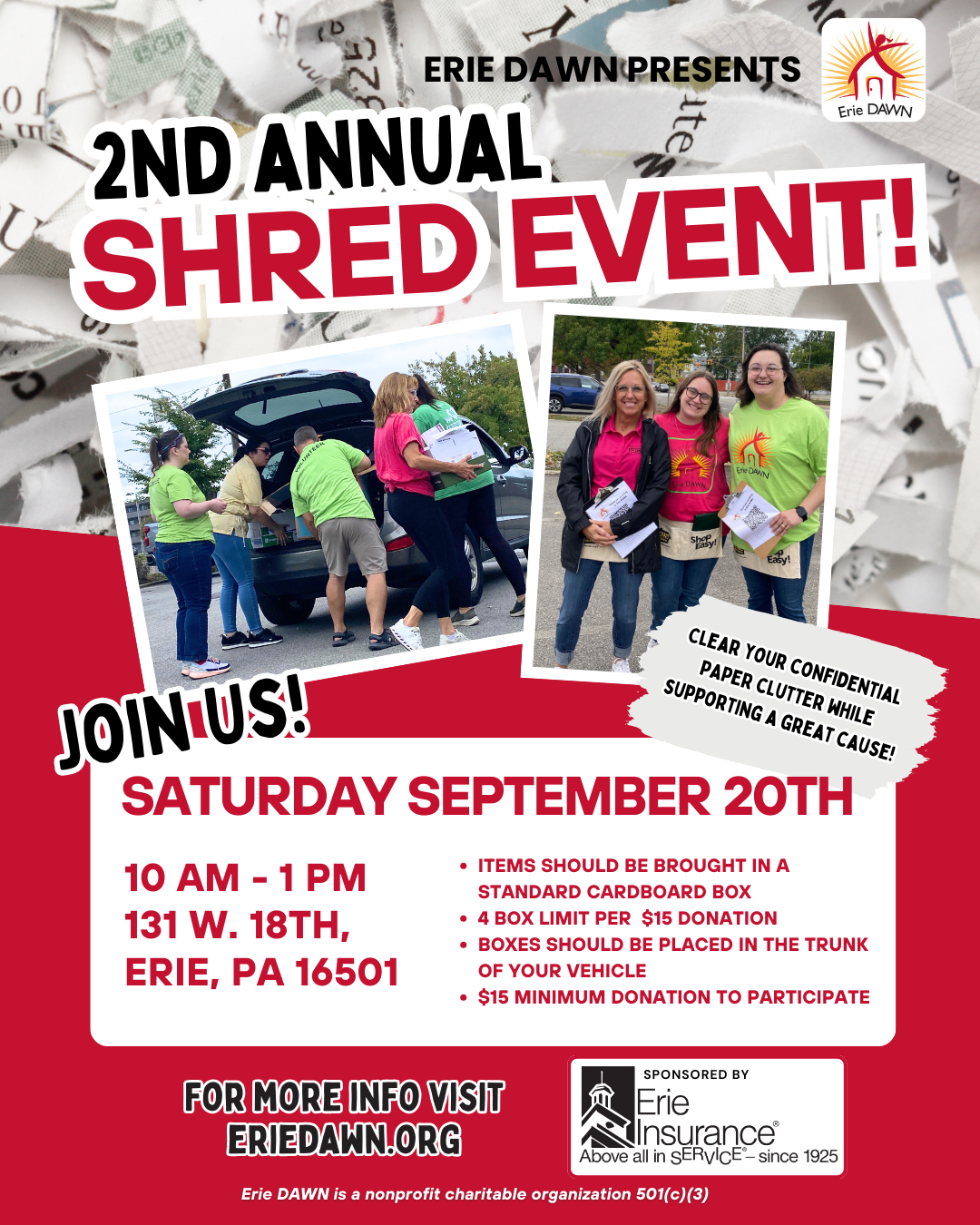 Campaign cover image for Shred Homelessness 2025