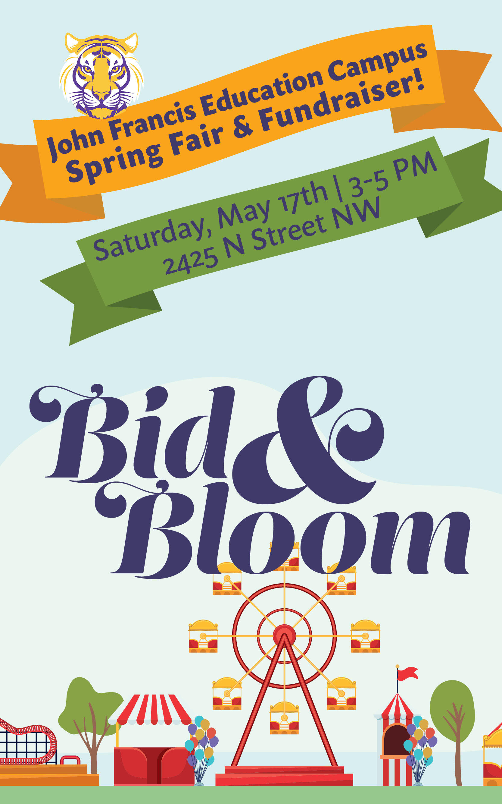 Campaign cover image for Bid & Bloom Spring Fair and Auction