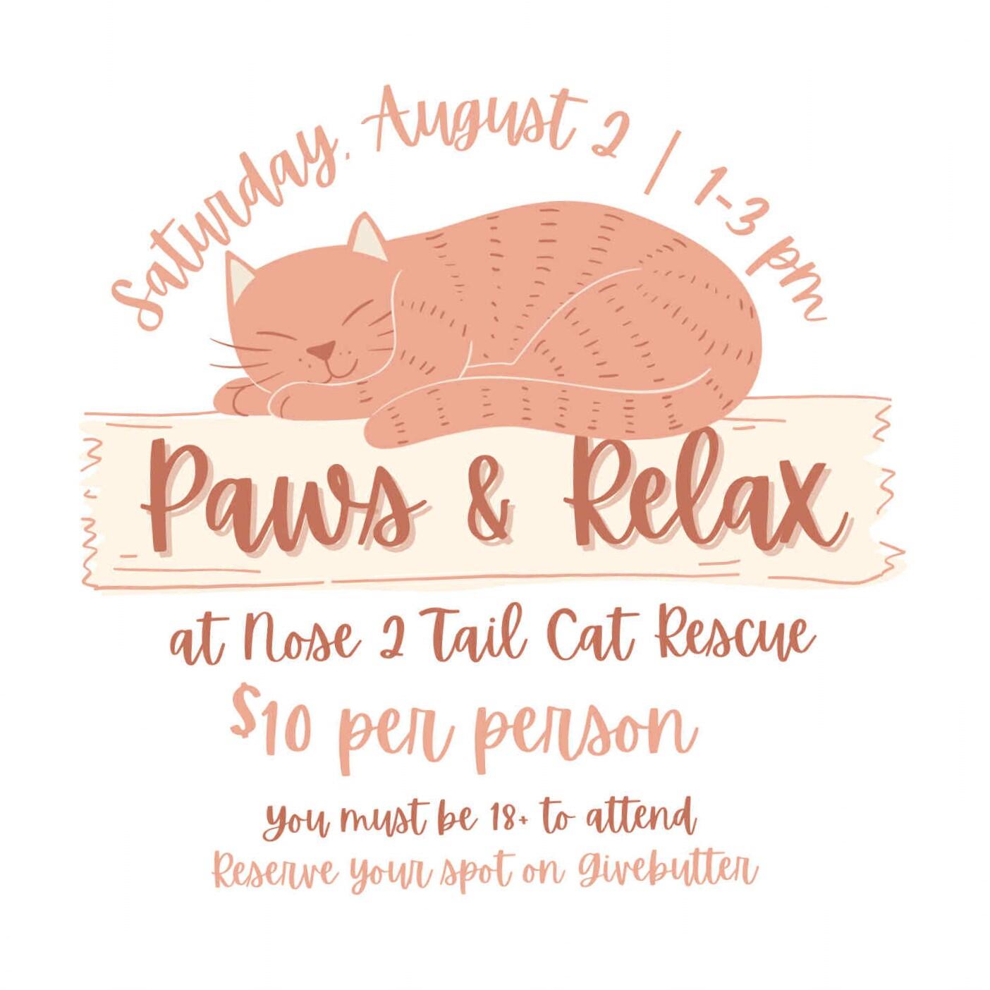 Campaign cover image for Paws & Relax - July 2025