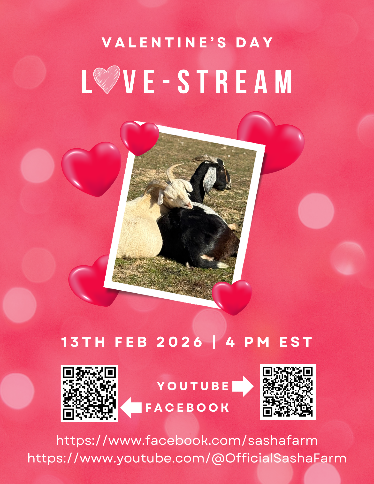 Campaign cover image for Valentine's Day LoveStream 2026