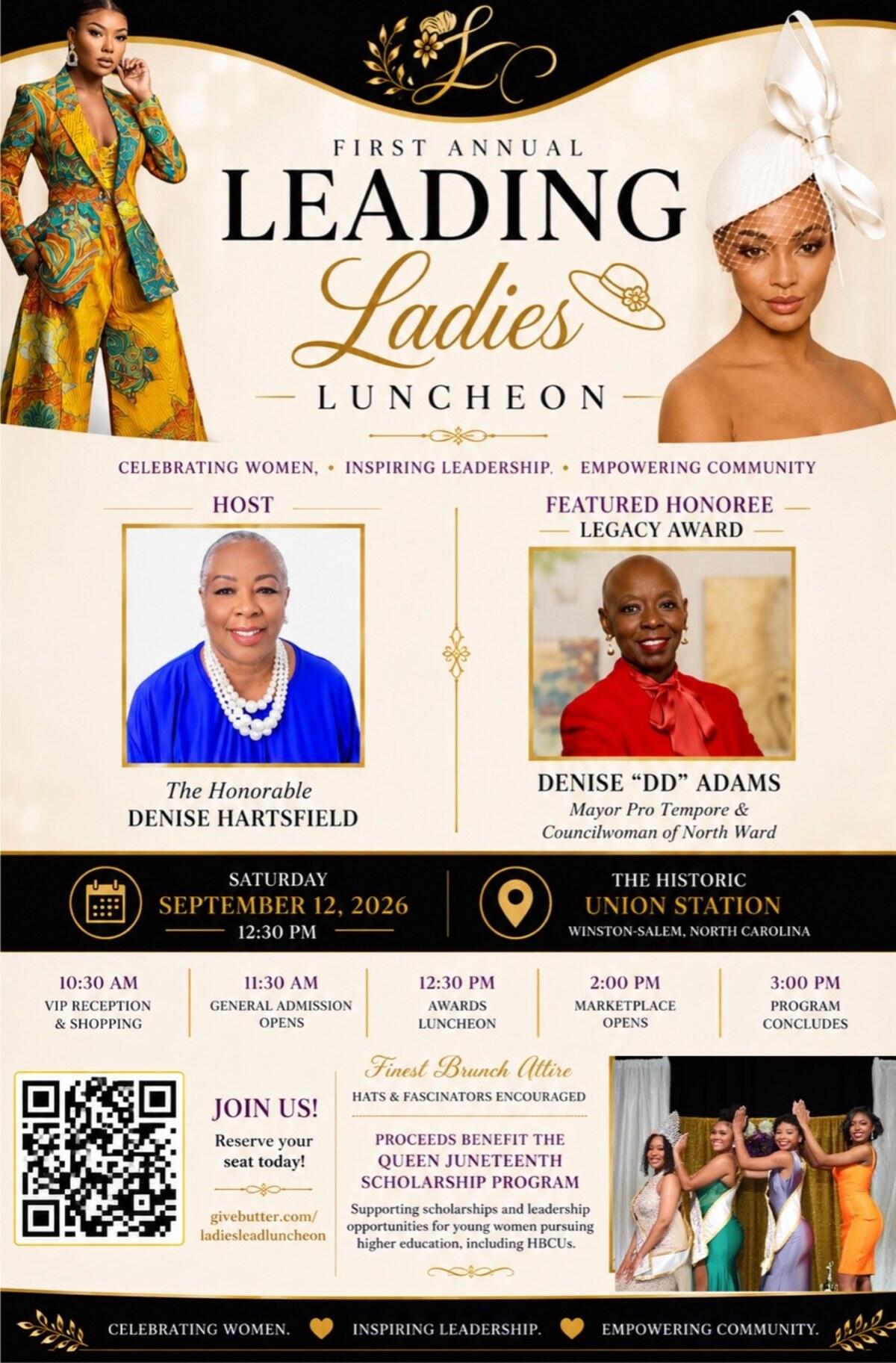 Campaign cover image for The First Annual Leading Ladies Luncheon