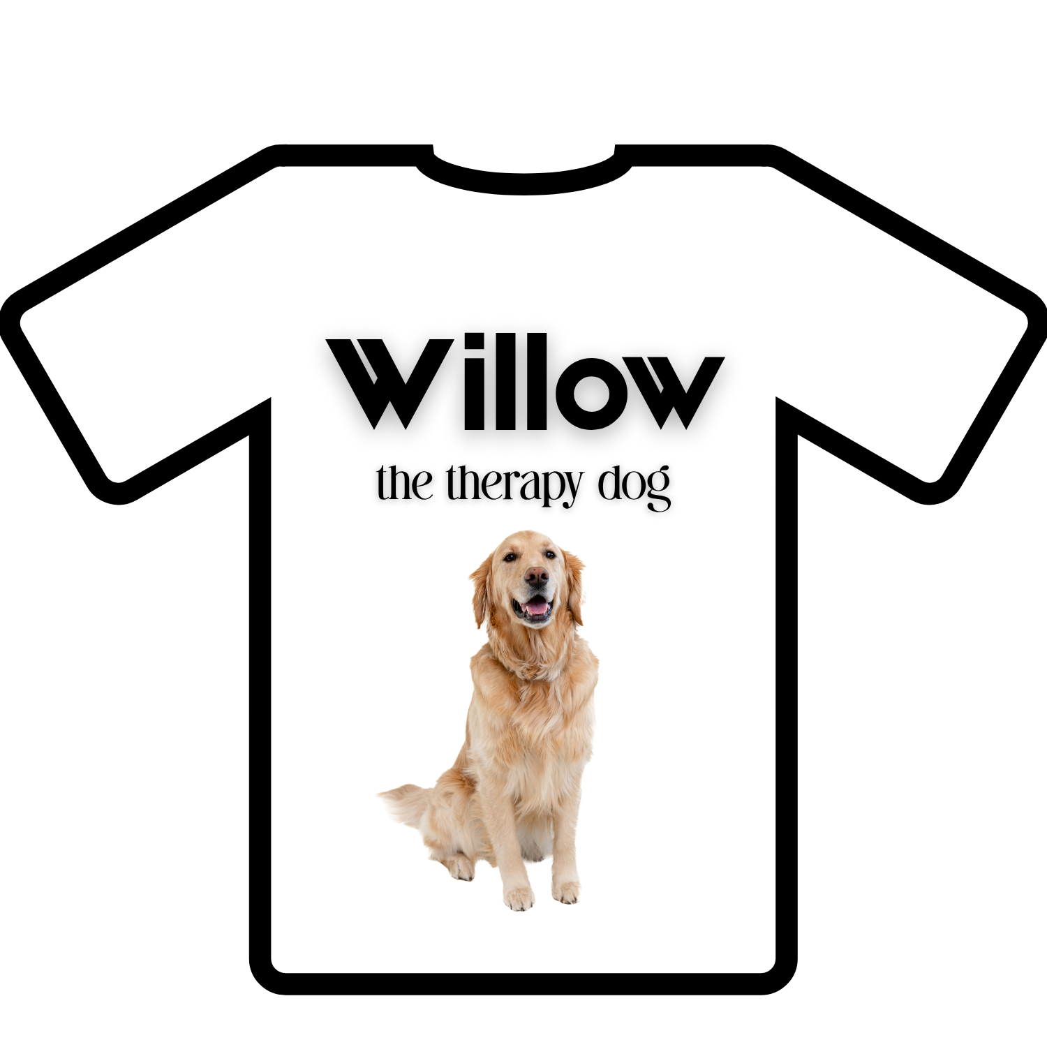 Campaign cover image for Willow The Therapy Dog T-shirt