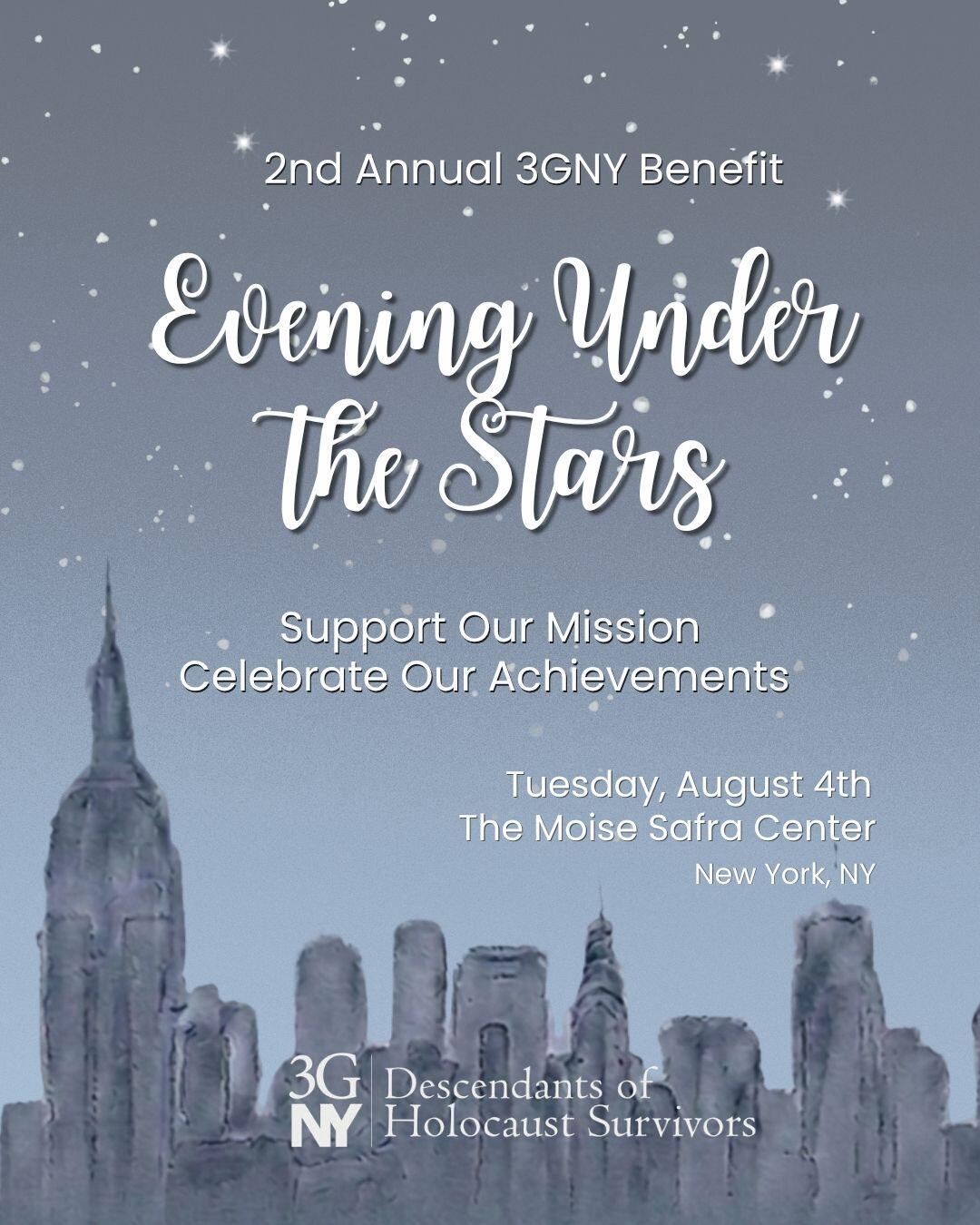 Campaign cover image for 3GNY's 2nd Annual Evening Under the Stars