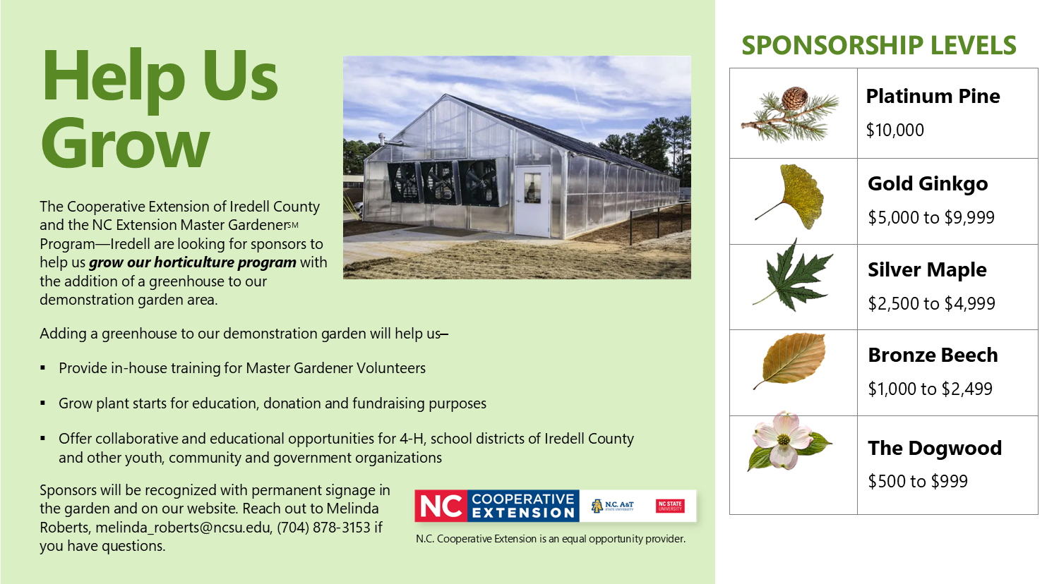 Campaign cover image for HELP EXTENSION GROW! GREENHOUSE CAMPAIGN