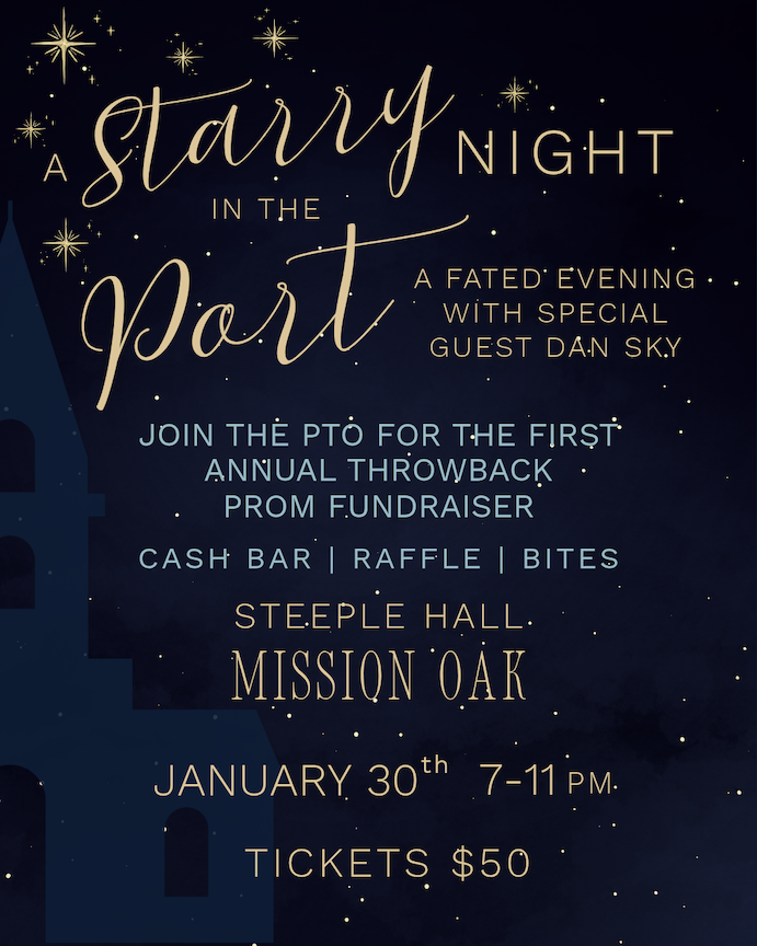 Campaign cover image for Adult Throwback Prom Fundraiser: A Starry Night In the PORT