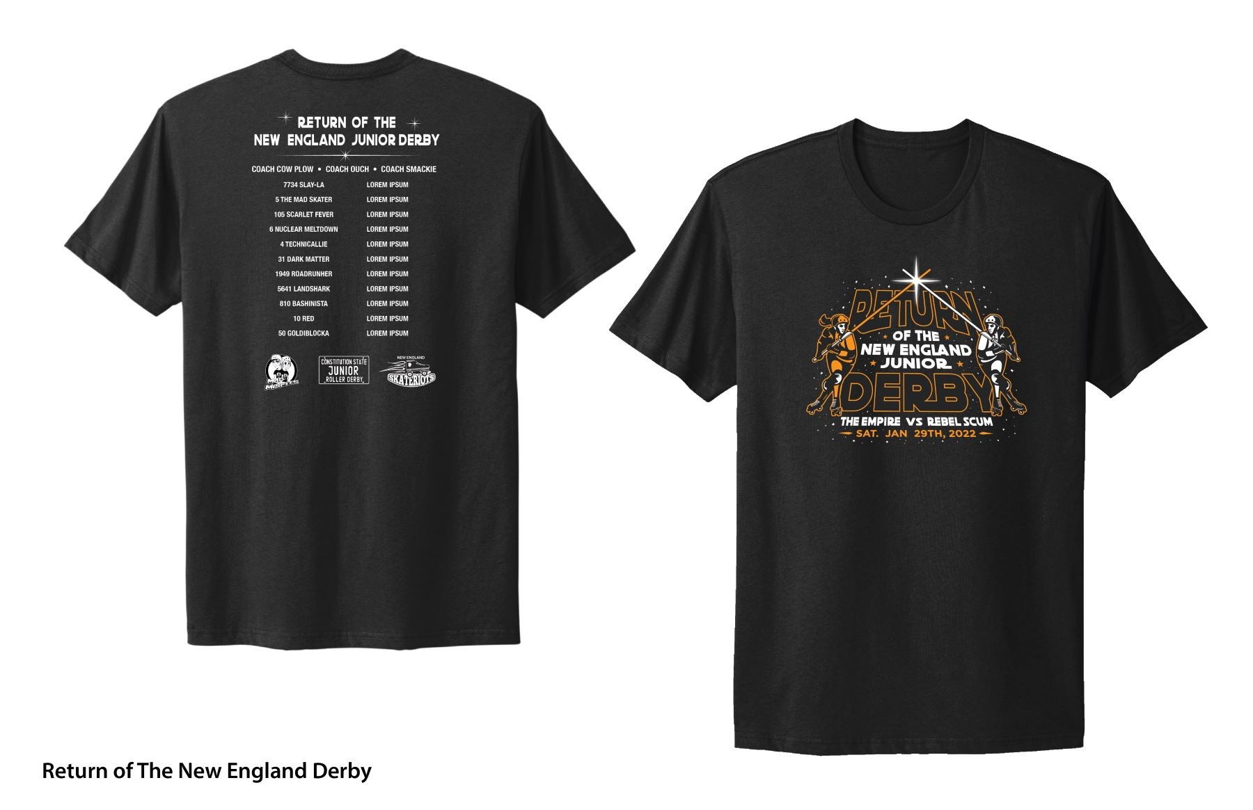 Campaign cover image for Return of the (New England Junior) Derby T-shirt Pre-Orders