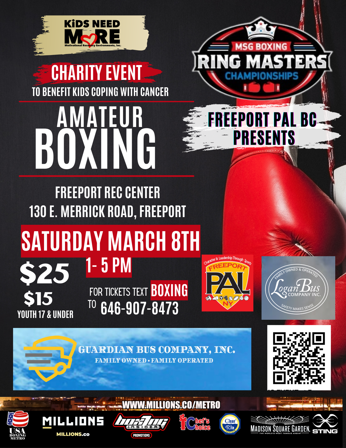 Campaign cover image for BOXiNG EVENT at Freeport Rec Center 3/8