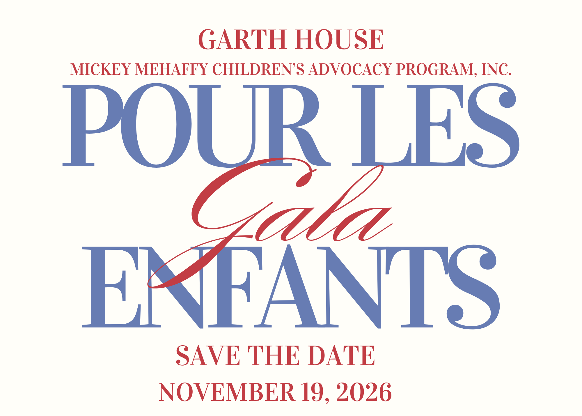 Campaign cover image for Garth House 36th Annual Pour Les Enfants Gala