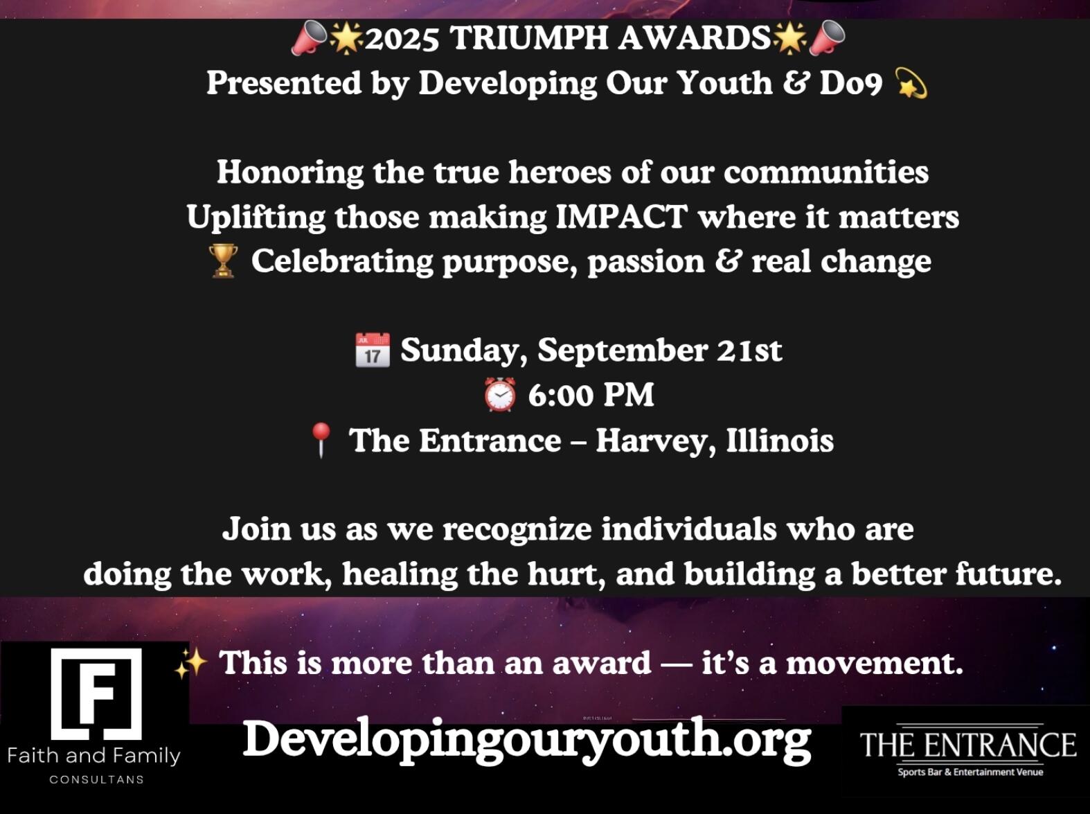 Campaign cover image for 2025 Triumph Awards