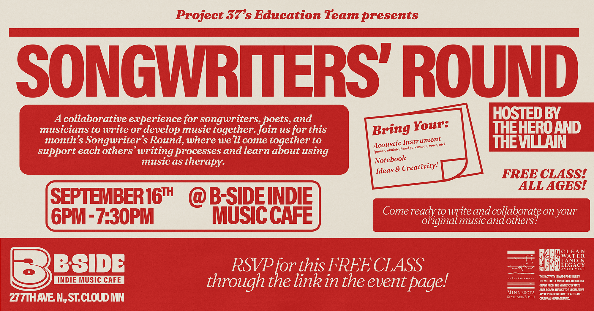 Campaign cover image for Songwriters' Round I