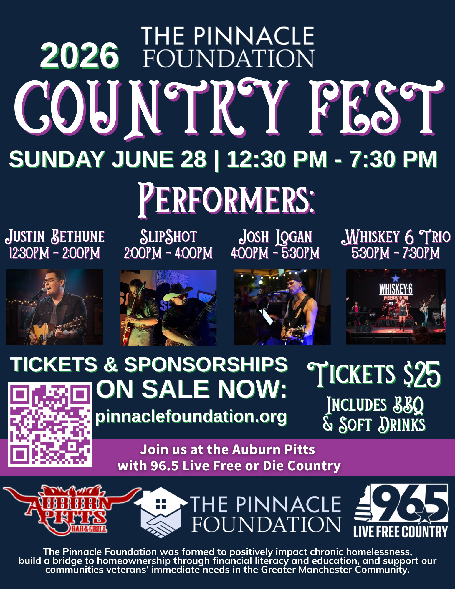 Campaign cover image for Pinnacle Foundation Country Fest 2026