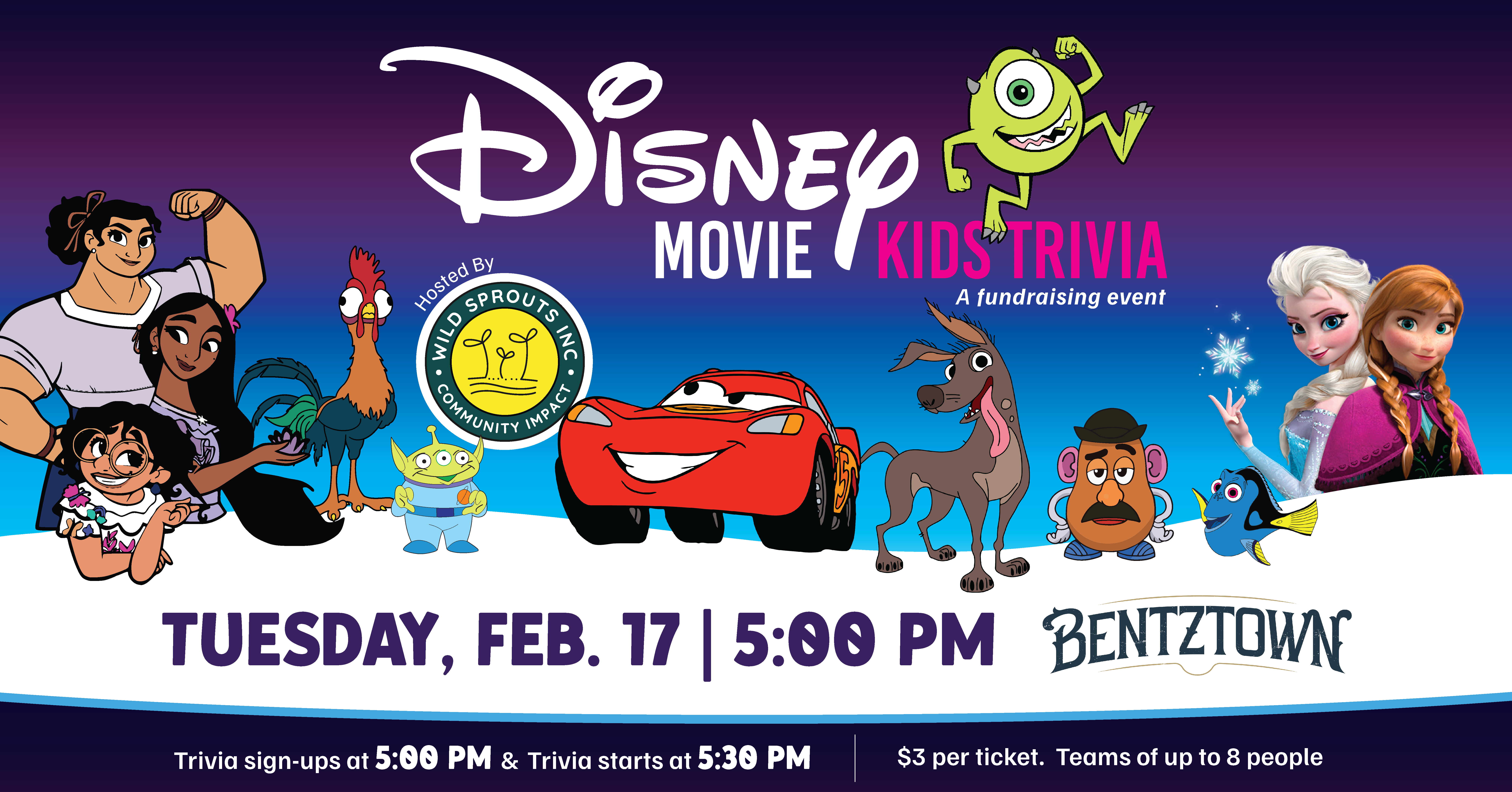 Campaign cover image for Disney Movie Kids Trivia