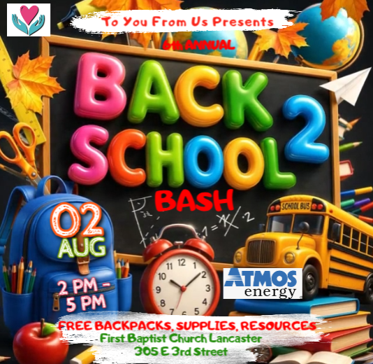 Campaign cover image for Vendor Registration - 6th Annual Back 2 School Bash