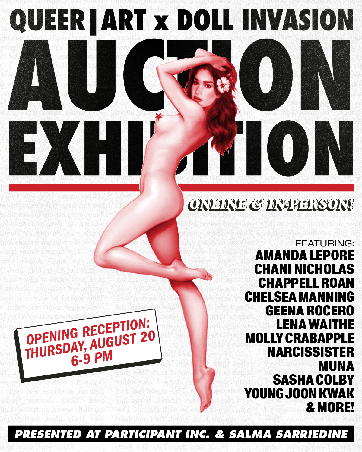 Campaign cover image for THE 2026 QUEER|ART x DOLL INVASION AUCTION