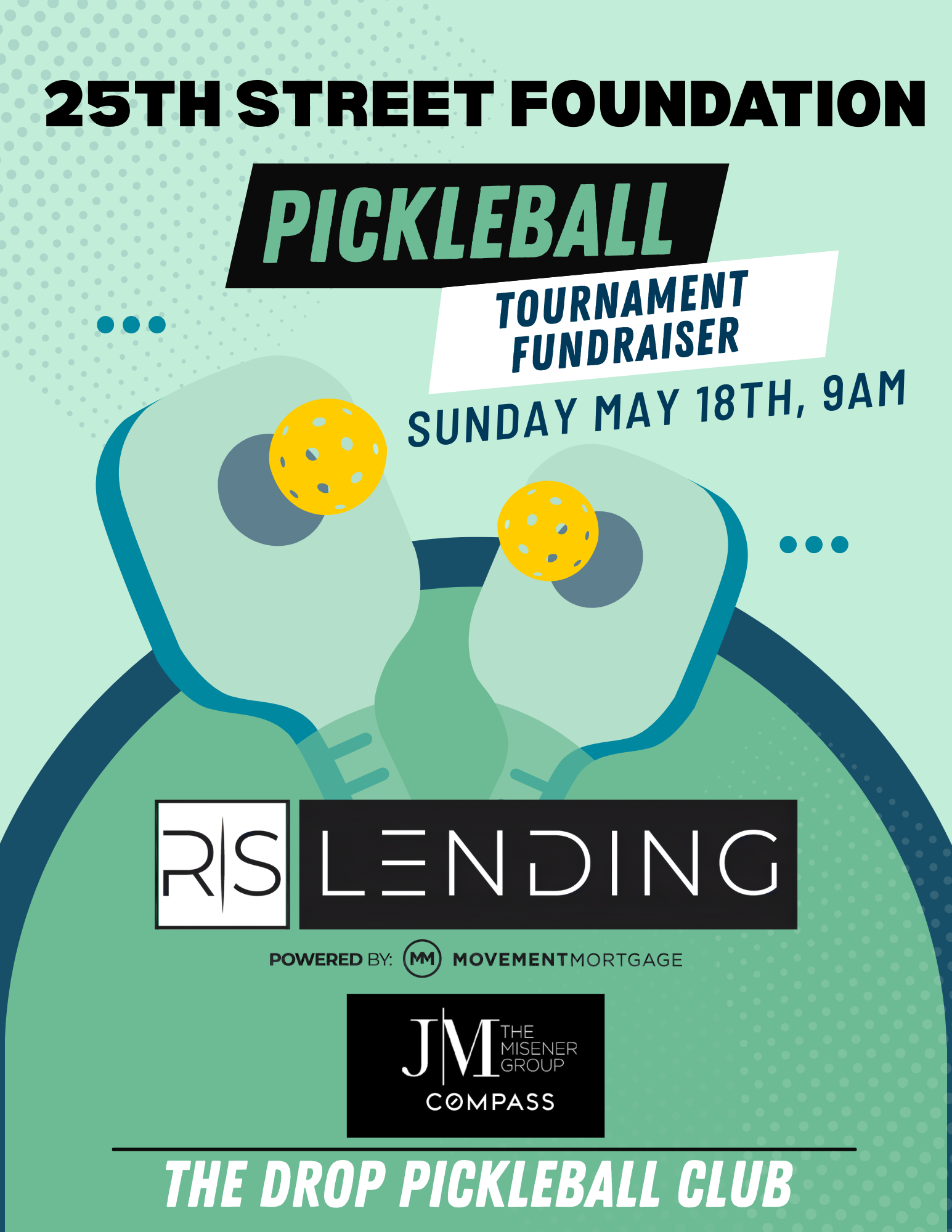 Campaign cover image for 25th Street Foundation Pickleball Tournament Fundraiser