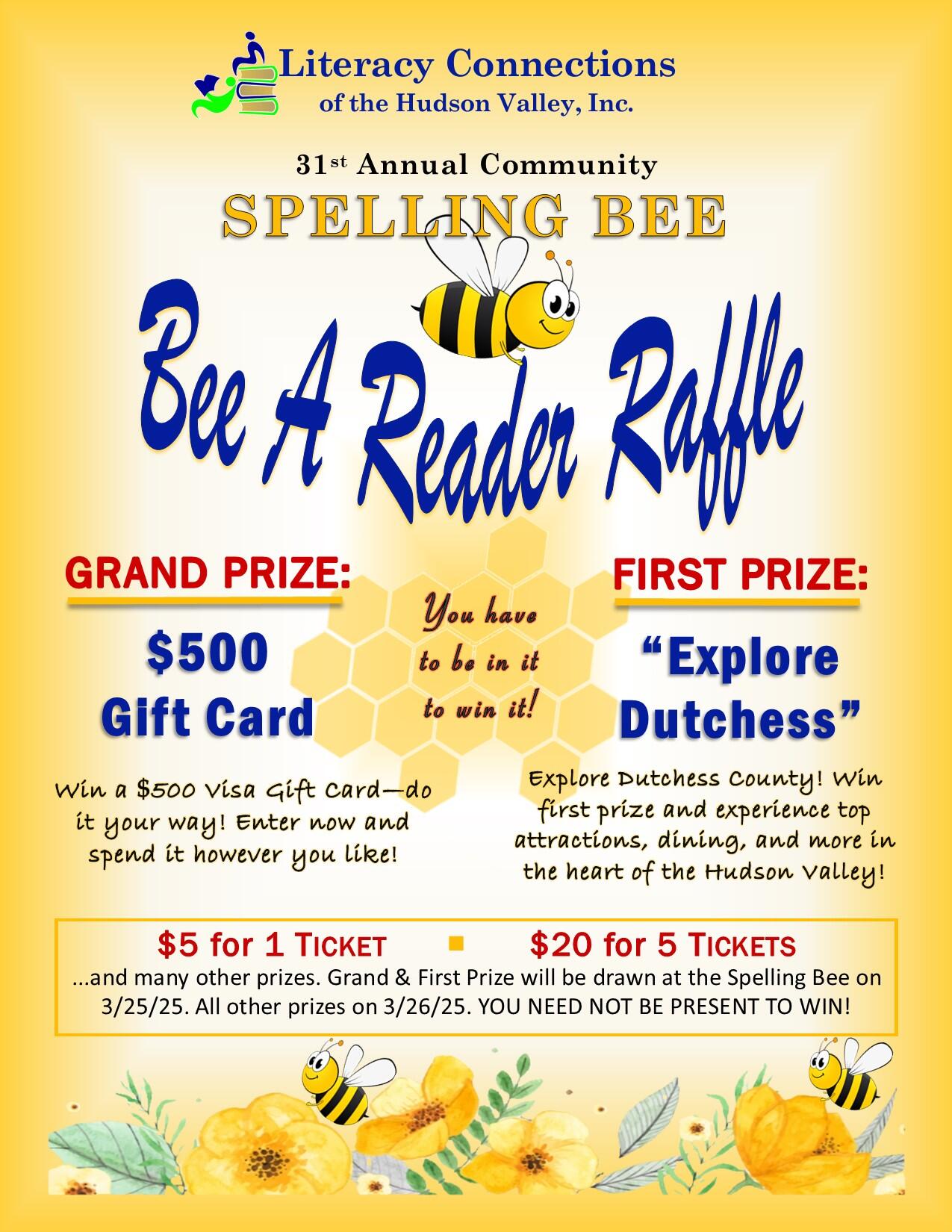 Campaign cover image for Bee a Reader Raffle