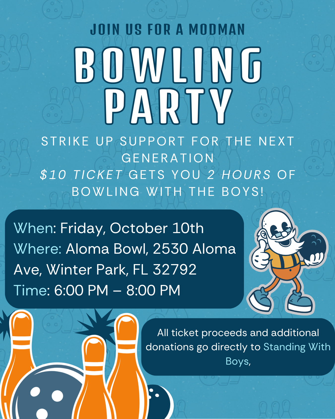 Campaign cover image for MODMAN Bowling Event