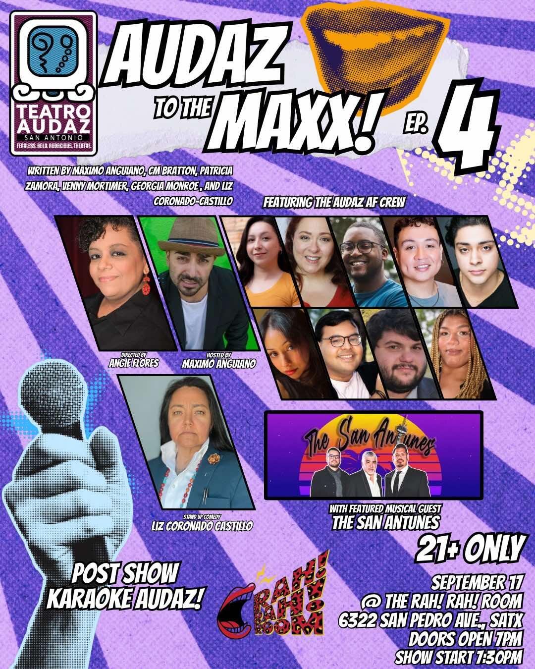Campaign cover image for Audaz to the MAXX: Sketchy Nights in San Antonio